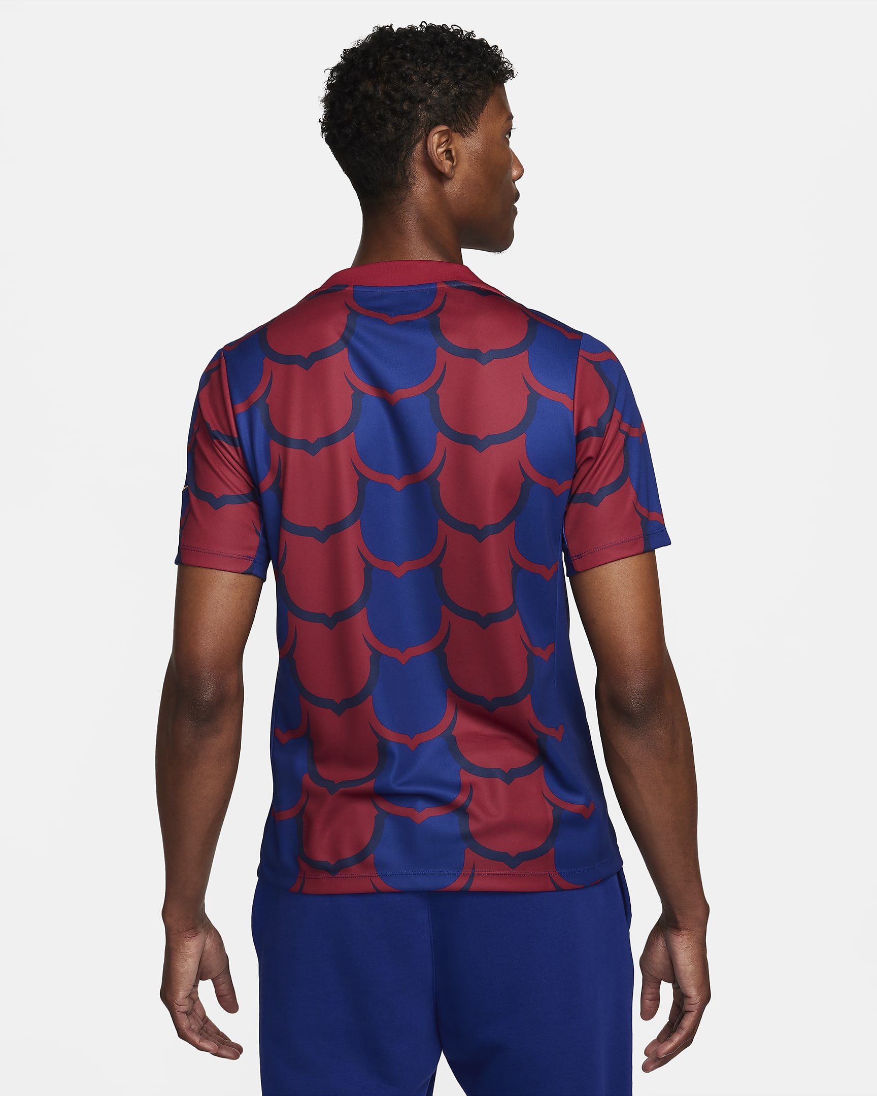 F.c. Barcelona Academy Pro Se Men's Nike Dri-fit Football Pre-match Top 