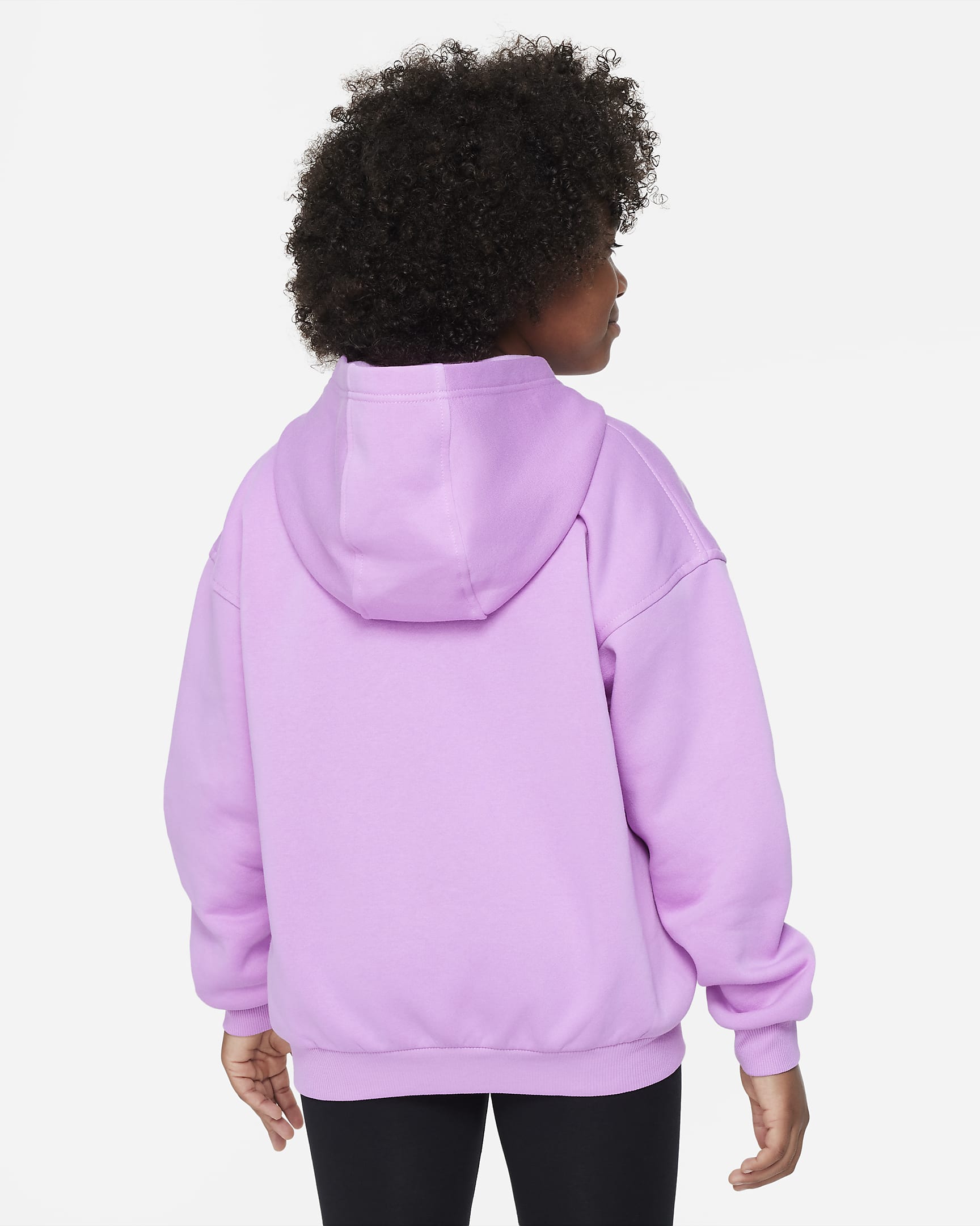 Nike Sportswear Club Fleece Big Kids' (Girls') Oversized FullZip