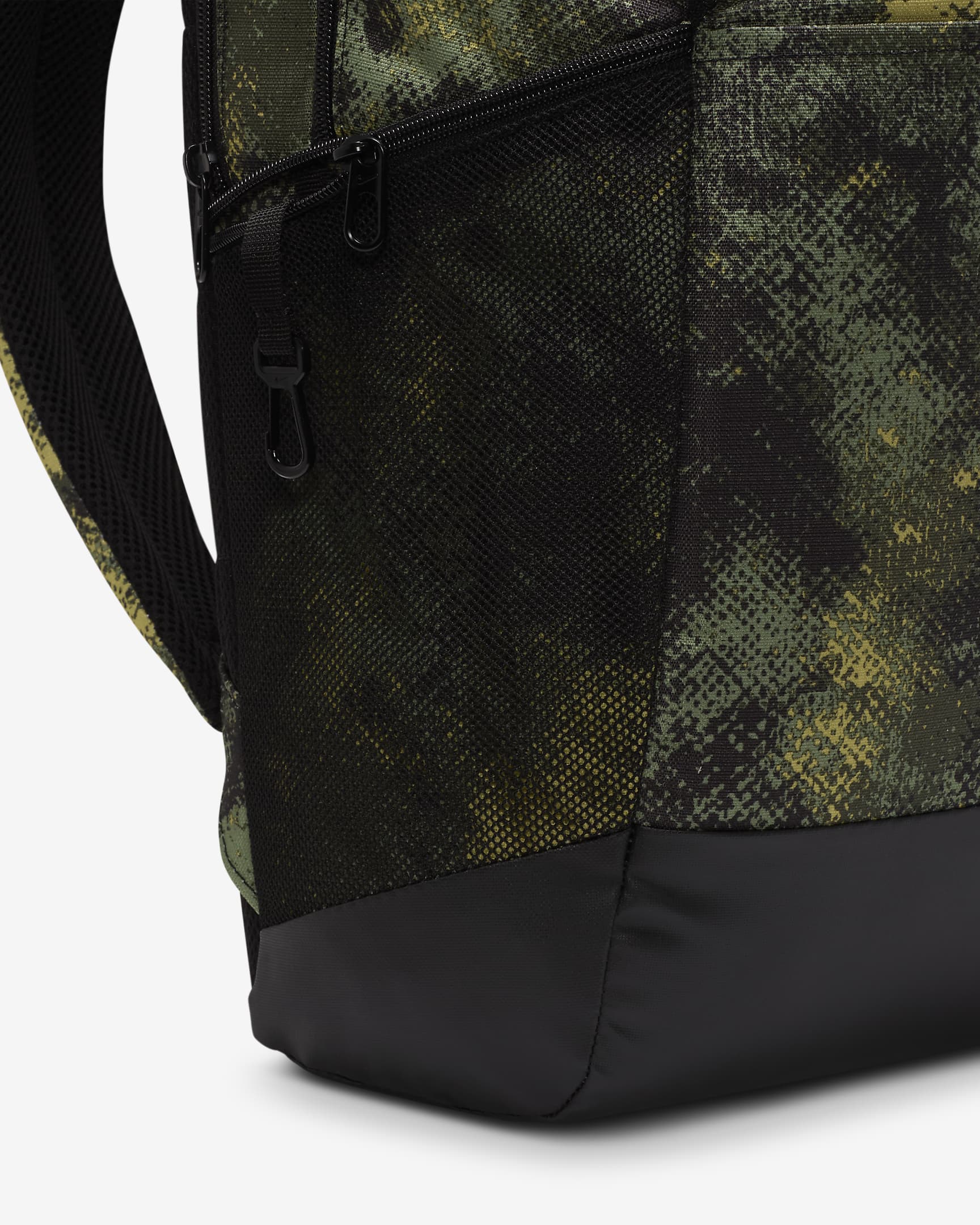 Nike Brasilia Backpack (Medium, 24L) - Oil Green/Black/Coconut Milk