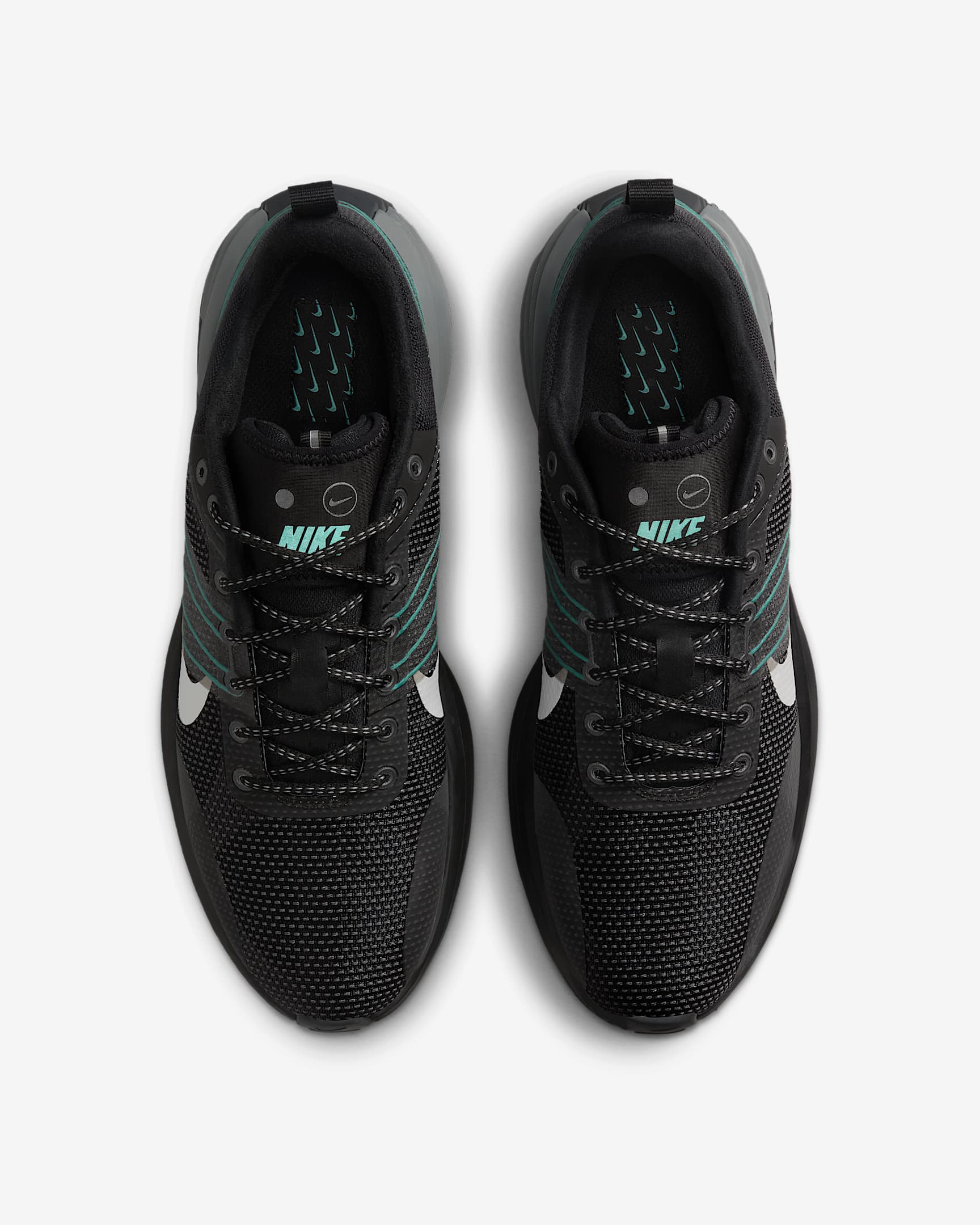 Nike Lunar Roam Premium Men's Shoes - Black/Cool Grey/Aurora Green/Photon Dust