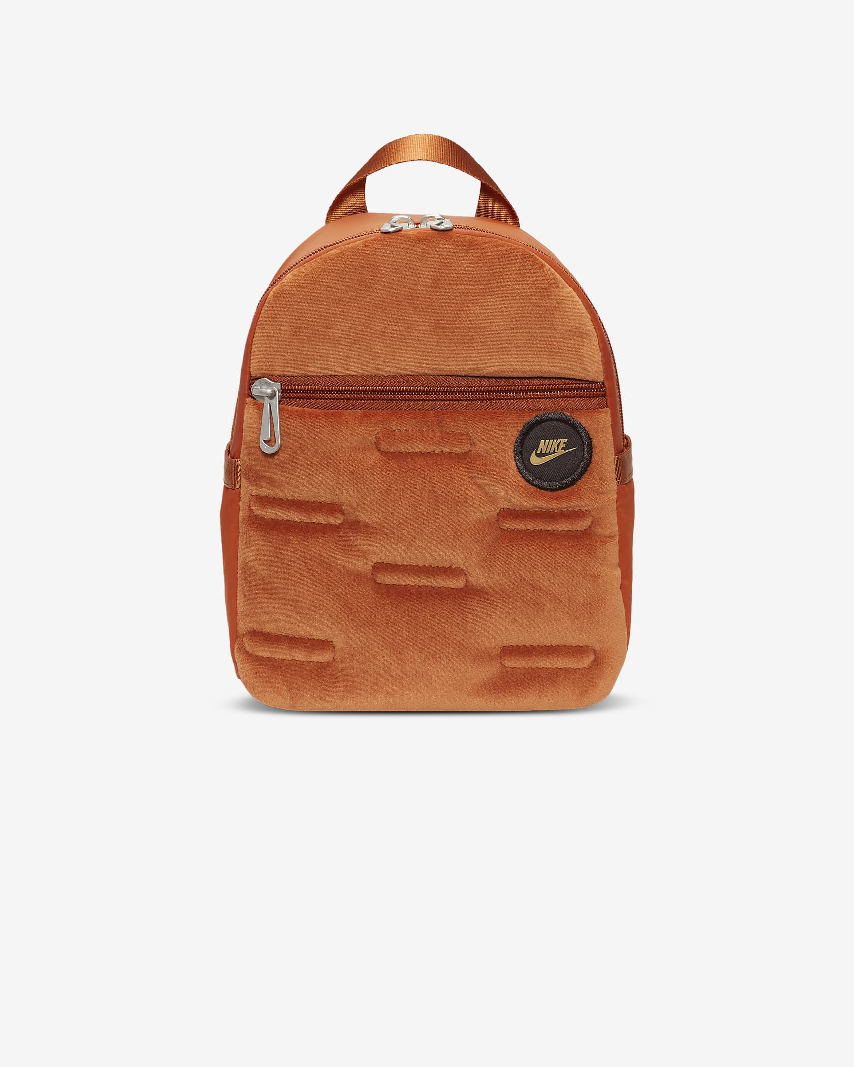 Minimochila para mujer Nike Sportswear Futura 365 (6L) - Rojizo oscuro/Rojizo oscuro/Oro metalizado