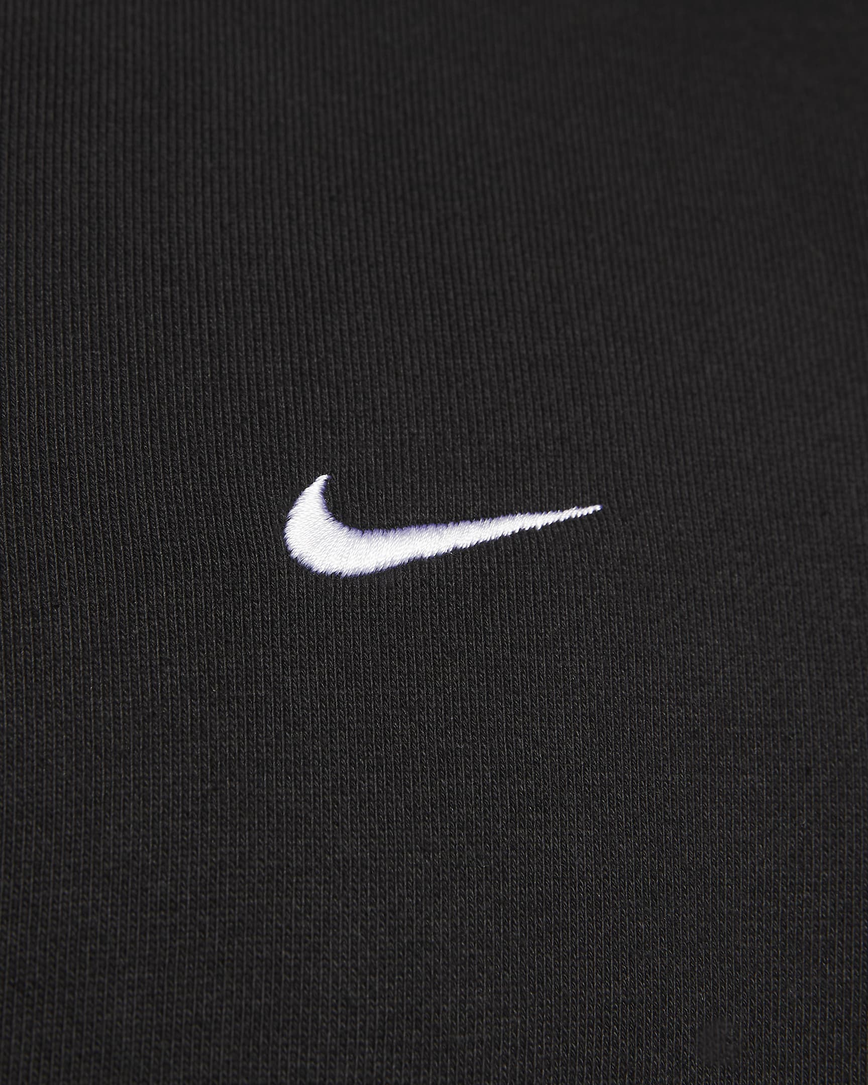 Nike Solo Swoosh Men's 1/4-Zip Top - Black/White