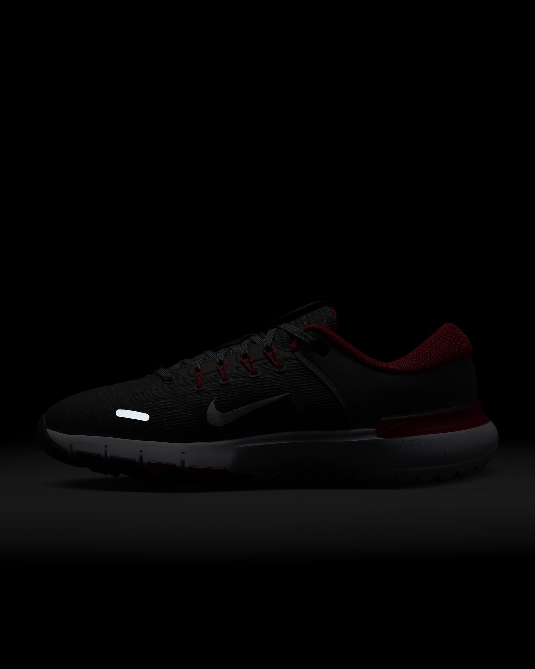 Nike Free Golf NN Golfschuh - Iron Grey/University Red/Smoke Grey/Weiß