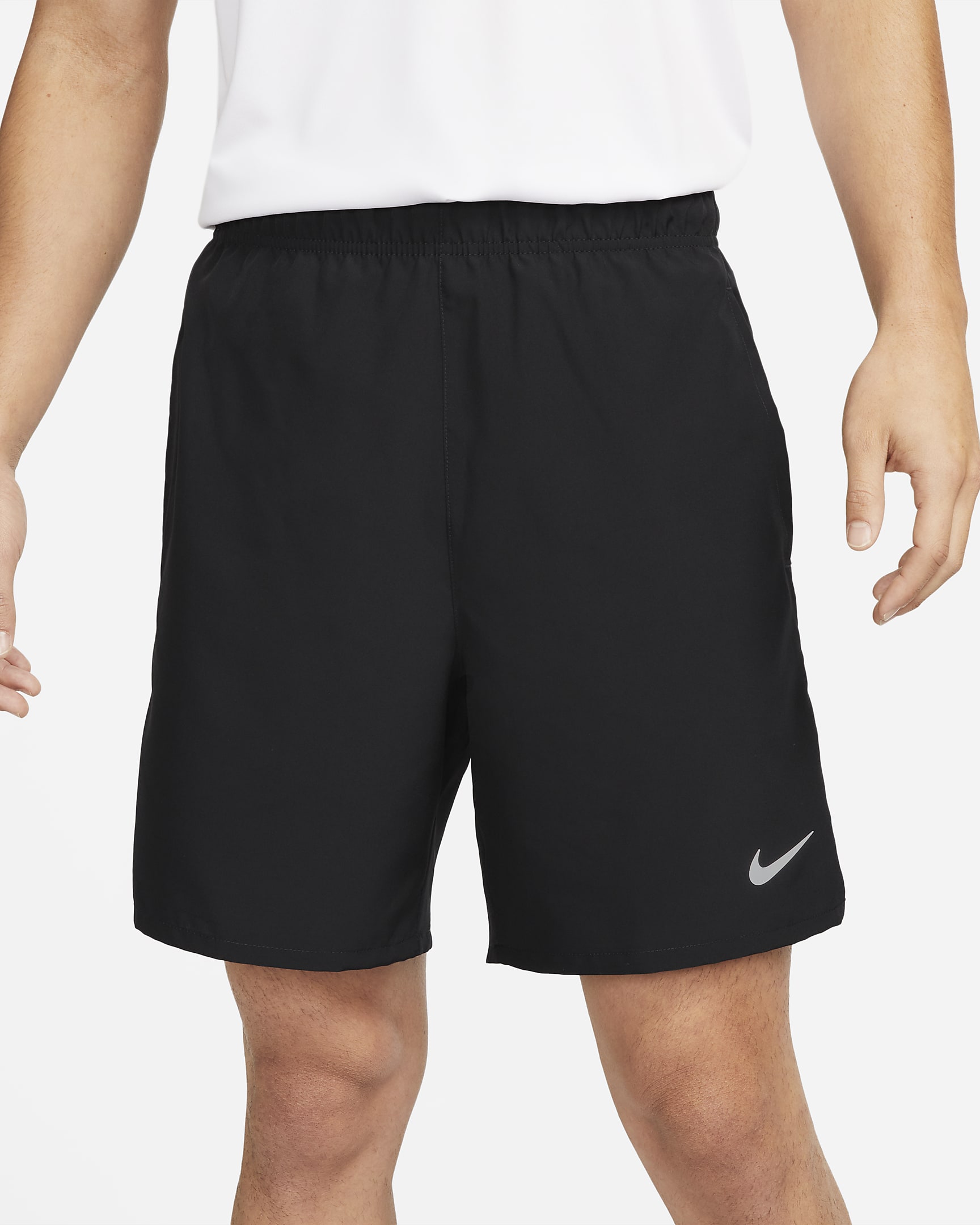 Nike Dri-FIT Challenger Men's 18cm (approx.) Unlined Versatile Shorts - Black/Black/Black