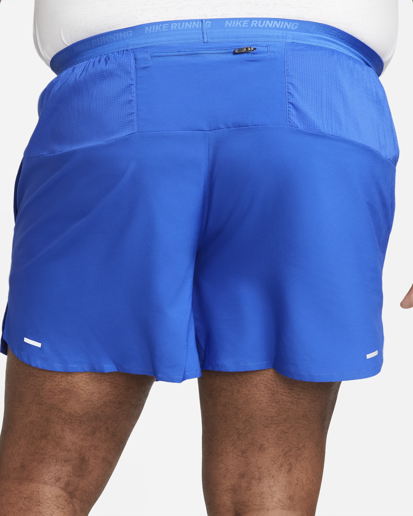 Löparshorts Nike Dri-FIT Stride 13 cm med innerbyxor för män - Game Royal/Svart