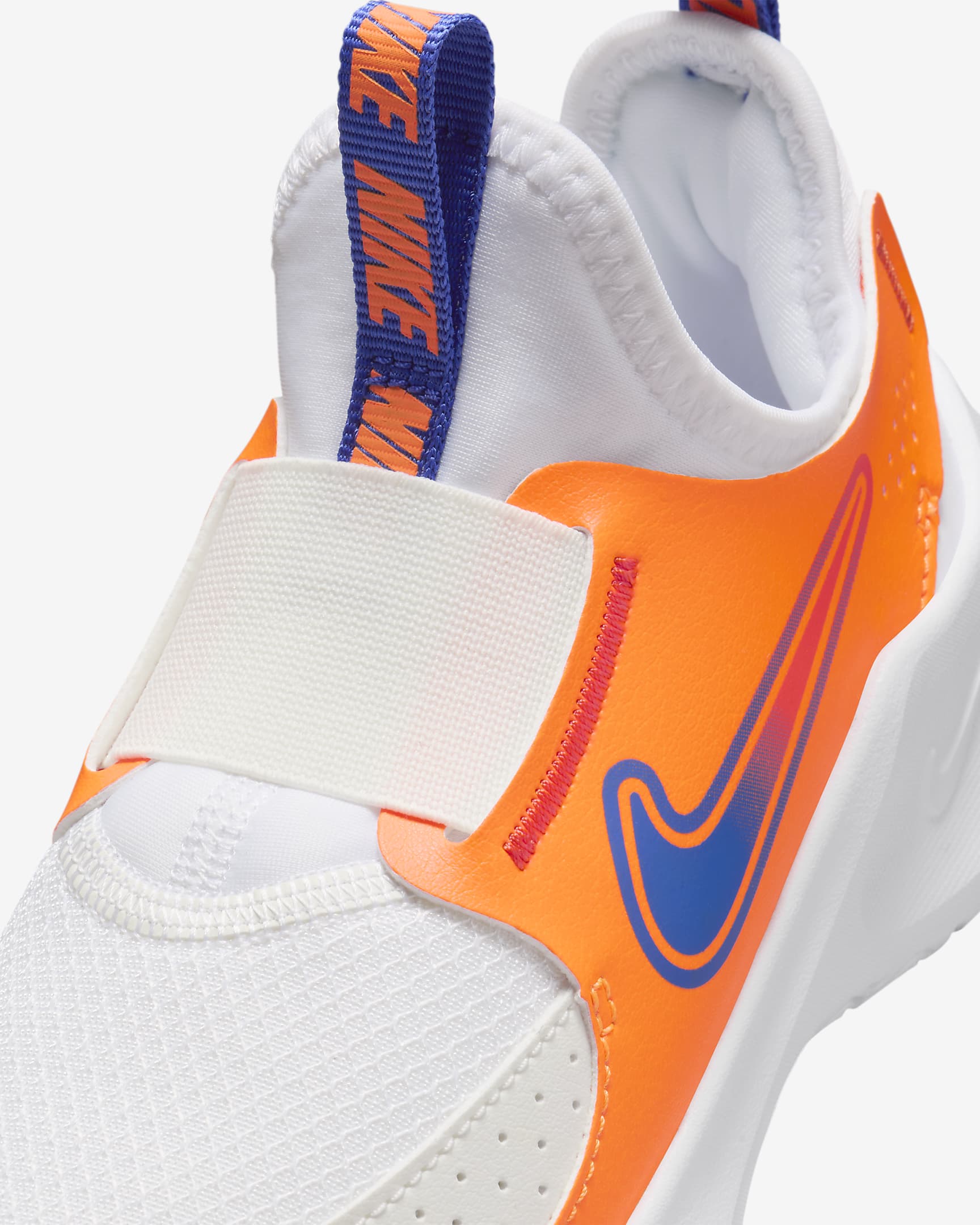 Nike Flex Runner 3 Younger Kids' Shoes - White/Total Orange/Team Orange/Astronomy Blue