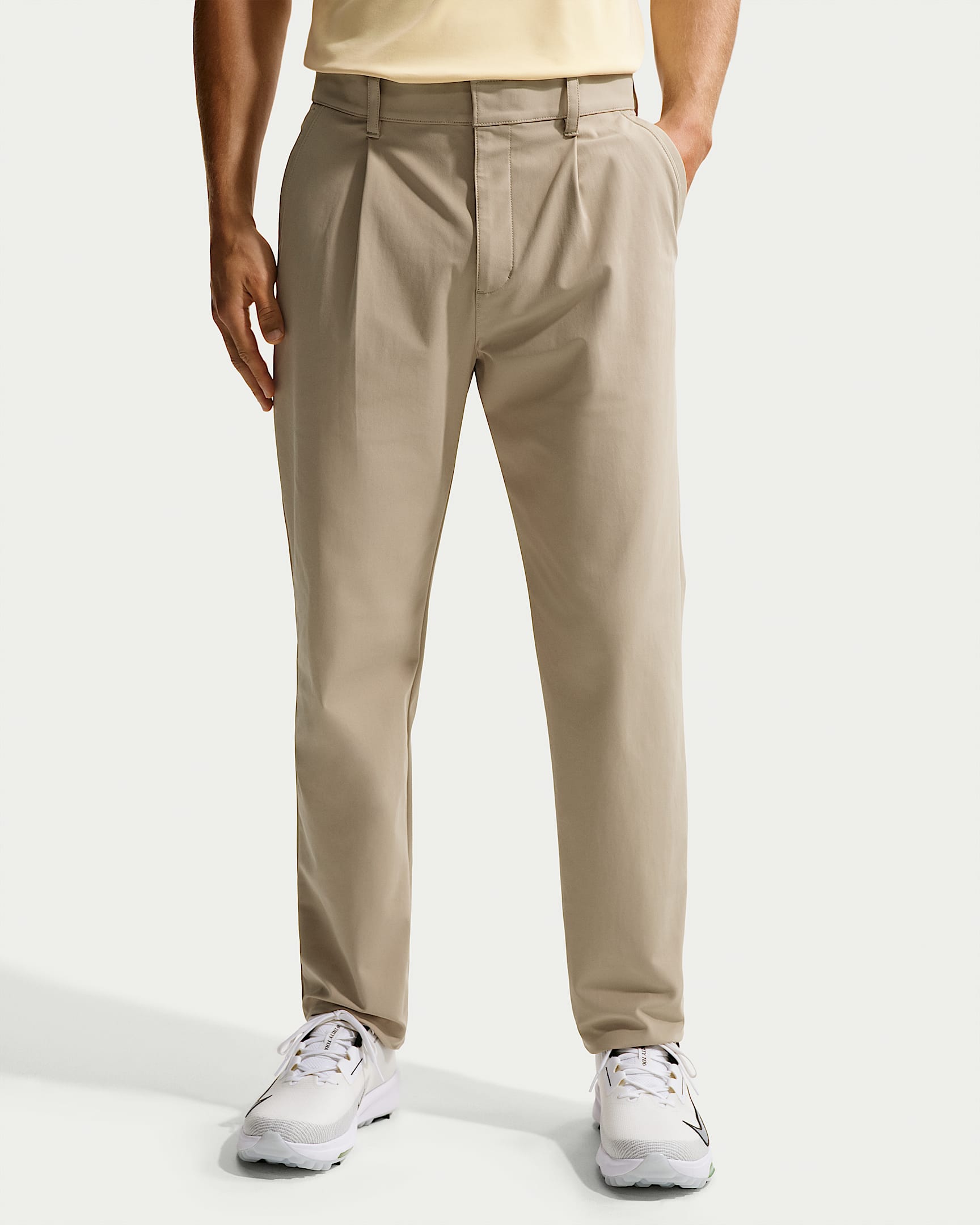 Nike Par Men's Dri-FIT Slim Golf Pants - Limestone/Black/Limestone