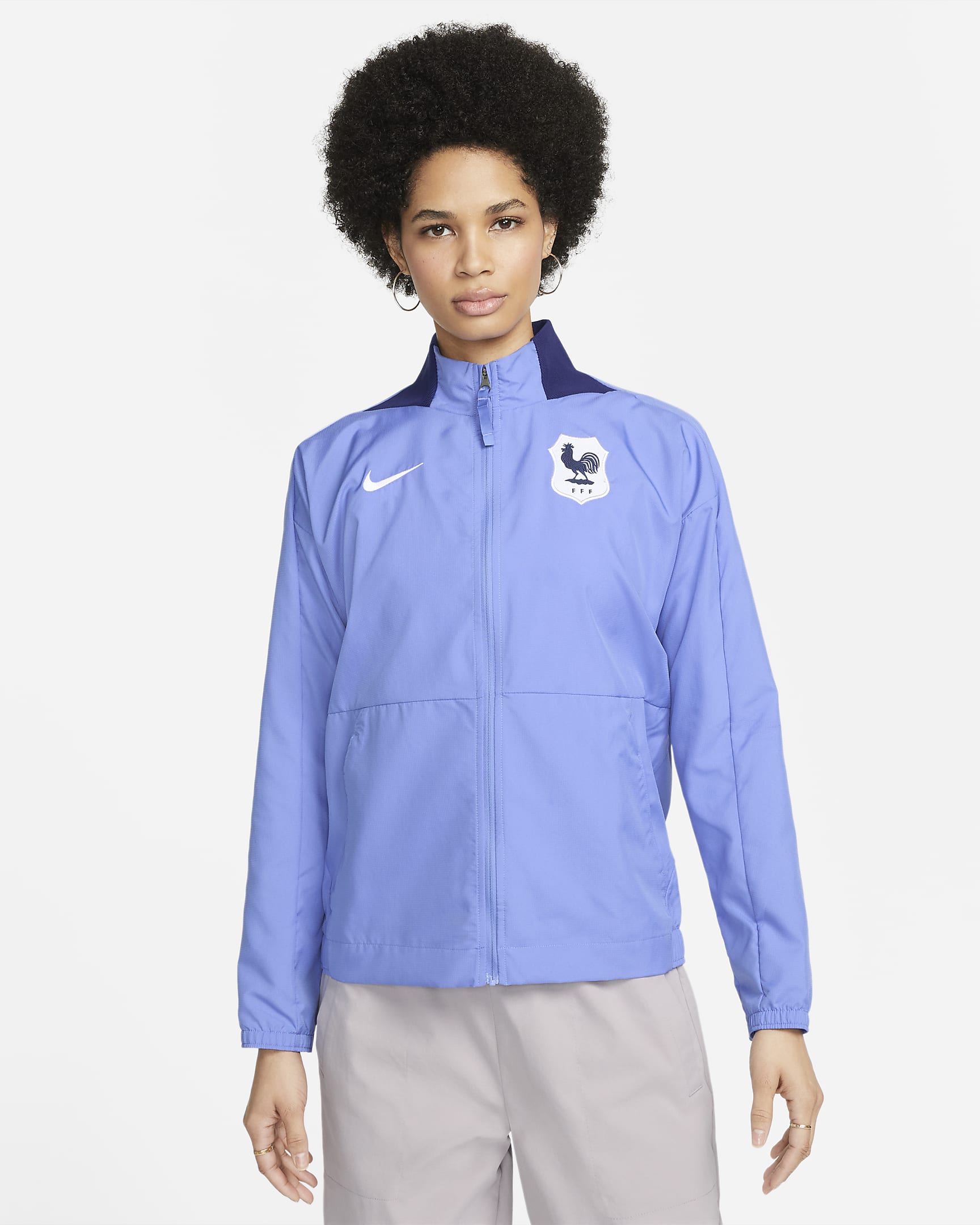 Fff Womens Nike Dri Fit Anthem Football Jacket Nike Uk 9793