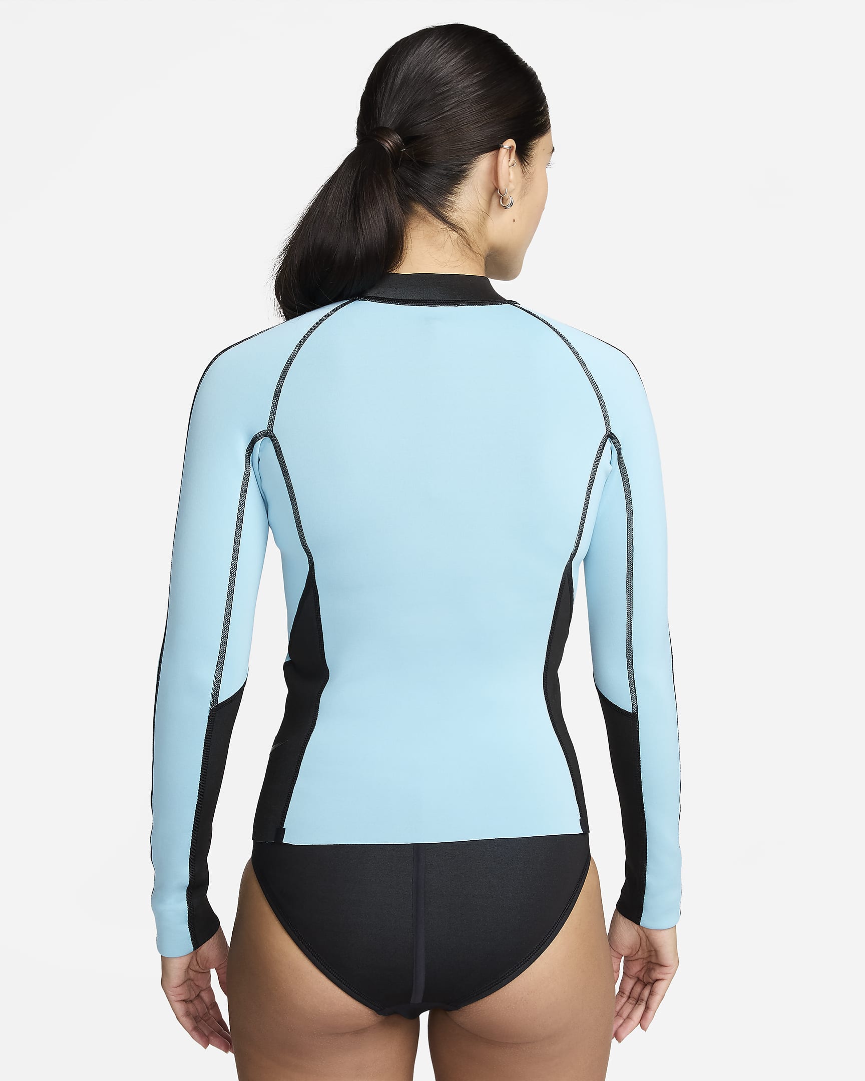 Nike Swim Fusion Women's Long-Sleeve Reversible Zip Shirt. Nike.com