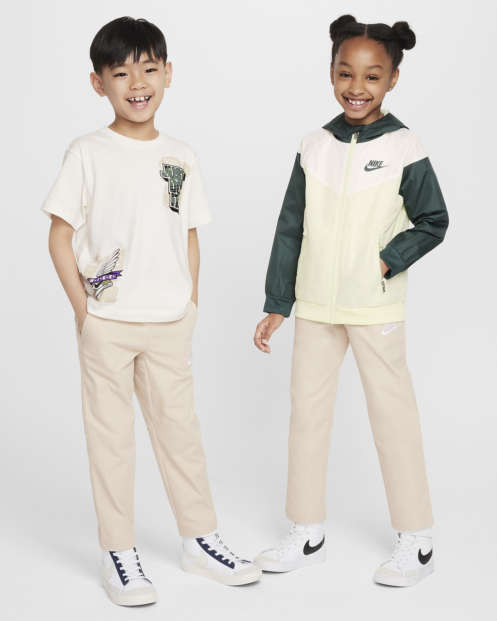 Nike Dri-FIT Little Kids' Woven Pants - Sanddrift