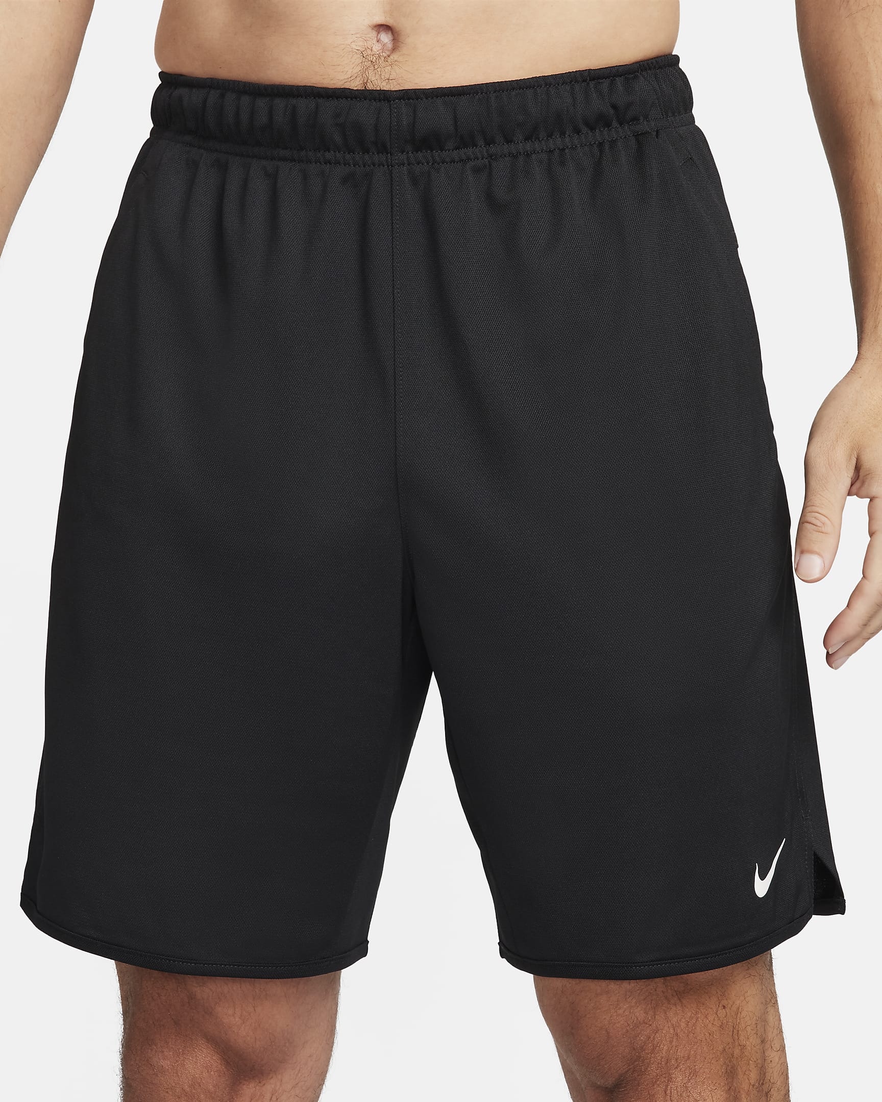 Short non doublé Dri-FIT 23 cm Nike Totality pour homme - Noir/Noir/Iron Grey/Blanc