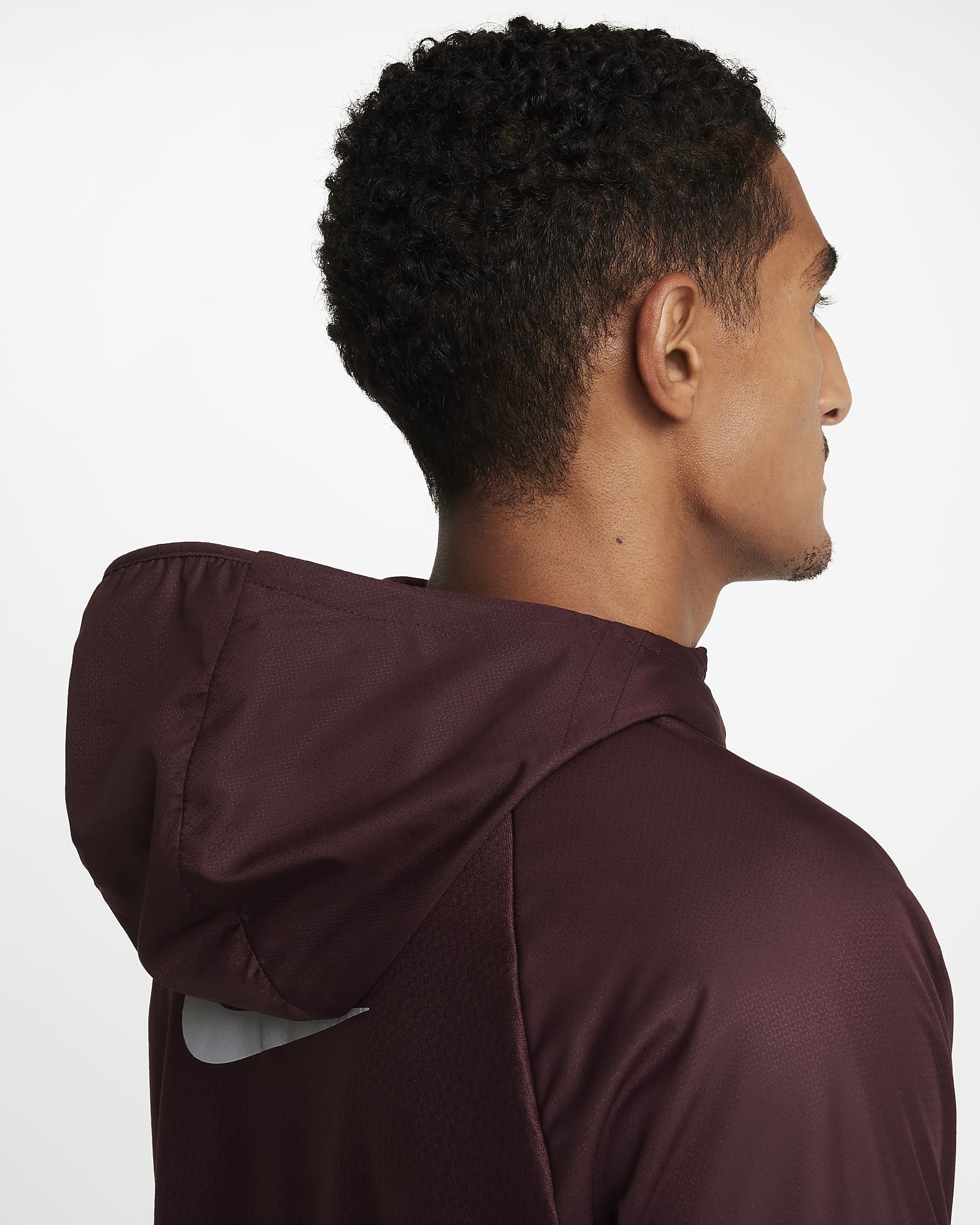 Nike Sphere Miler Men's Therma-FIT Water-Repellent Running Jacket - Burgundy Crush/Burgundy Crush