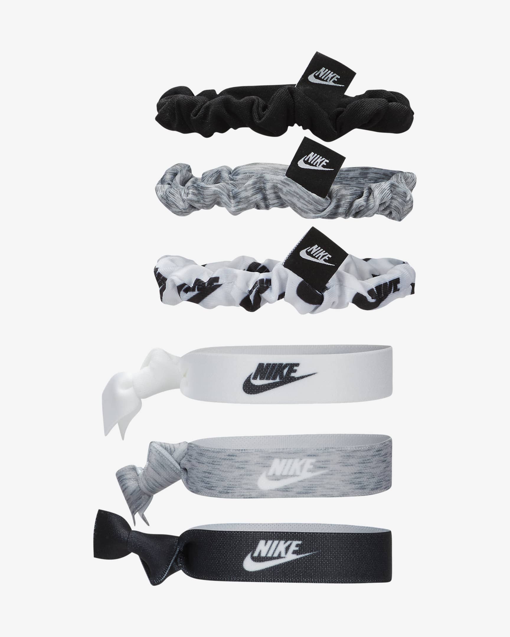 Nike Velvet and Elastic Hairbands (6-Pack). Nike.com