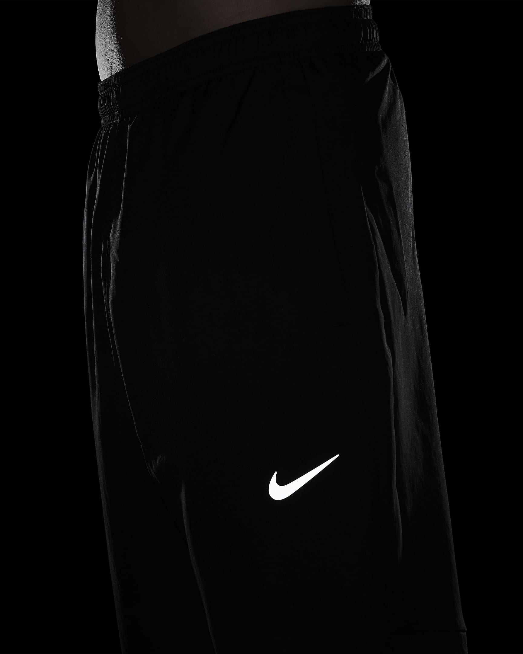 Nike Challenger Dri-FIT geweven hardloopbroek voor heren - Zwart/Zwart