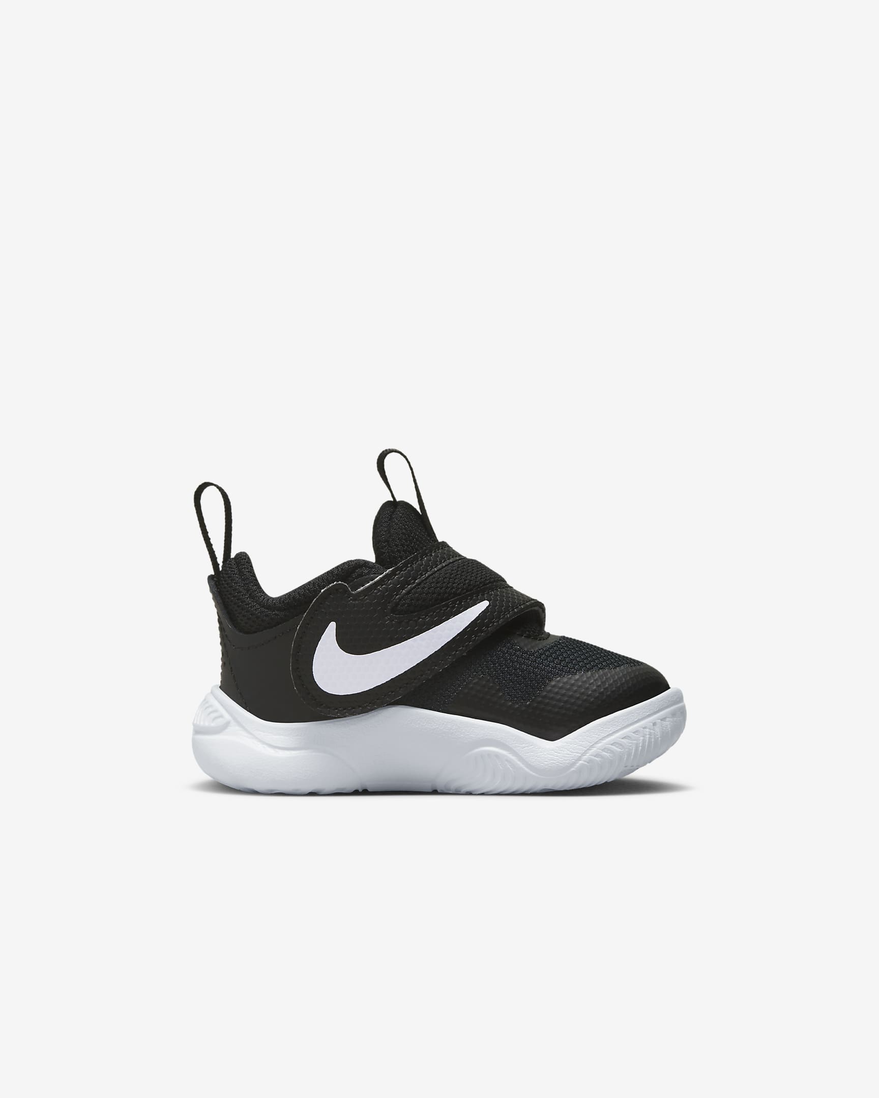 Tenis para bebé e infantil Nike Team Hustle D 11 - Negro/Blanco