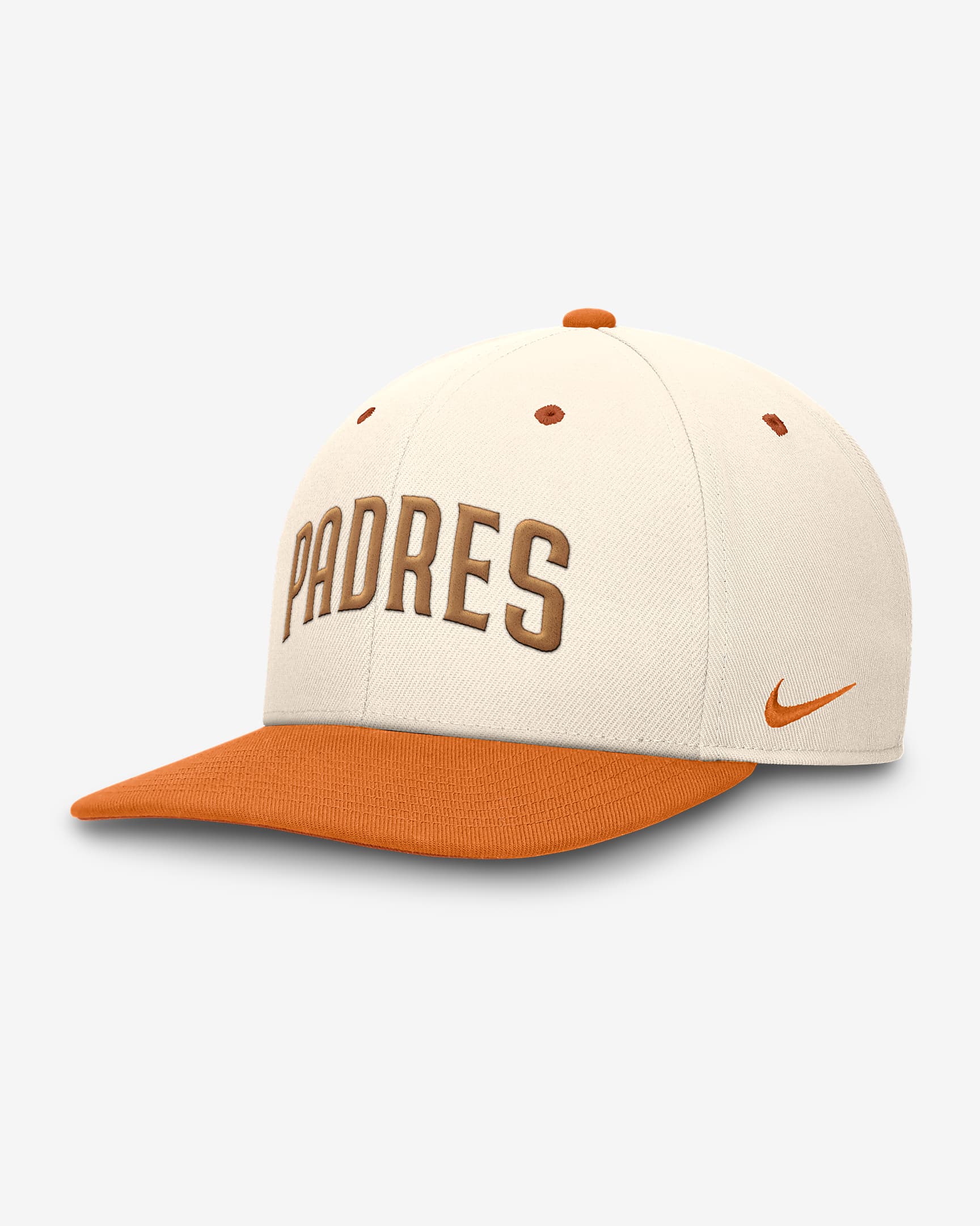 San Diego Padres Pro Dunk Men's Nike Dri-FIT MLB Adjustable Hat - Pale Ivory