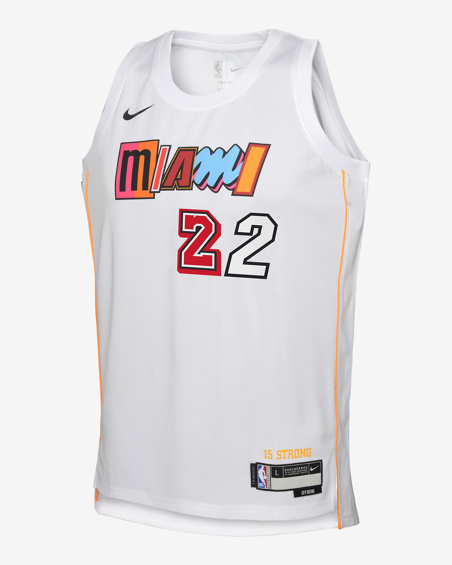 Jimmy Butler Miami Heat City Edition Older Kids' Nike Dri-FIT NBA ...