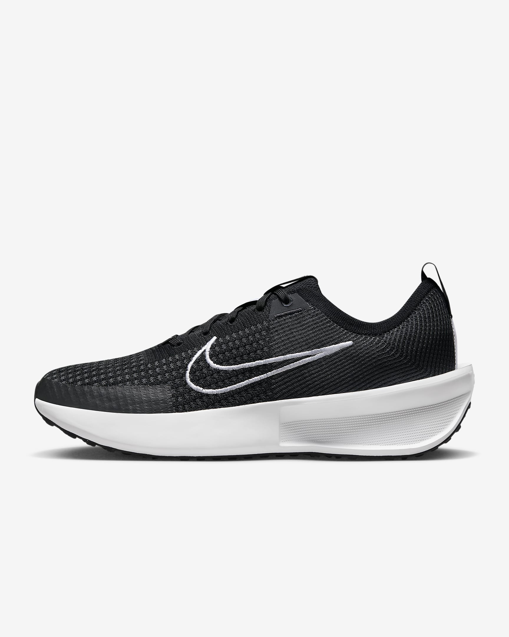 Nike Interact Run Men's Road Running Shoes - Black/Anthracite/White