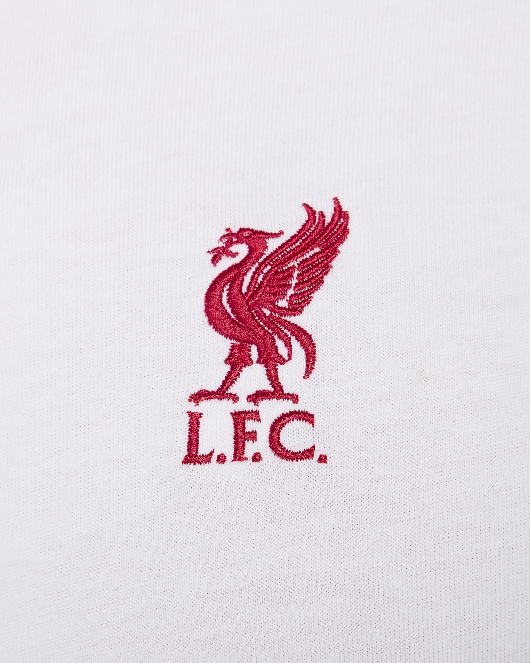 Playera de fútbol Nike para hombre Liverpool FC Premium Essential - Blanco