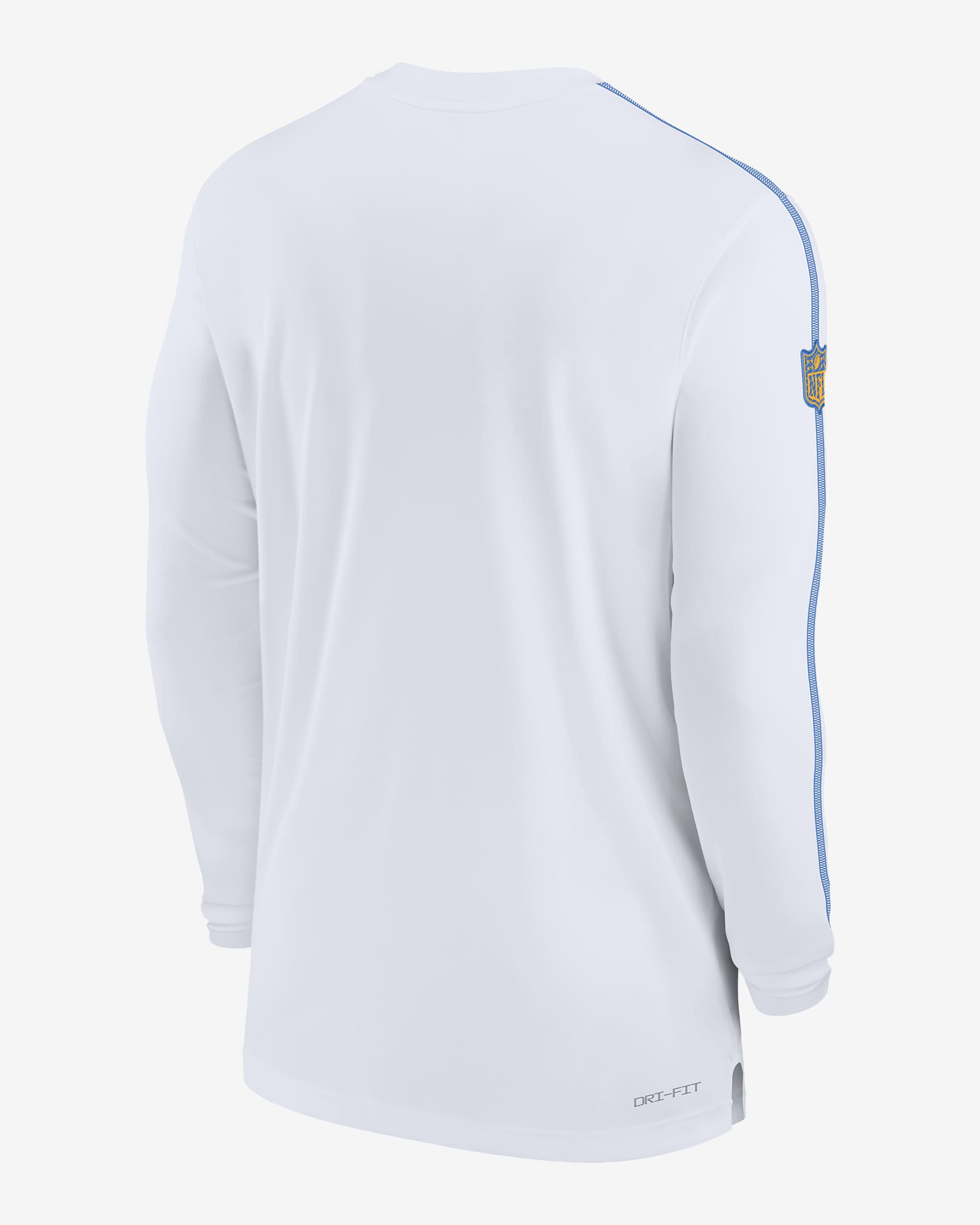 Los Angeles Chargers Sideline Coach Men's Nike Dri-FIT NFL Long-Sleeve Top - White