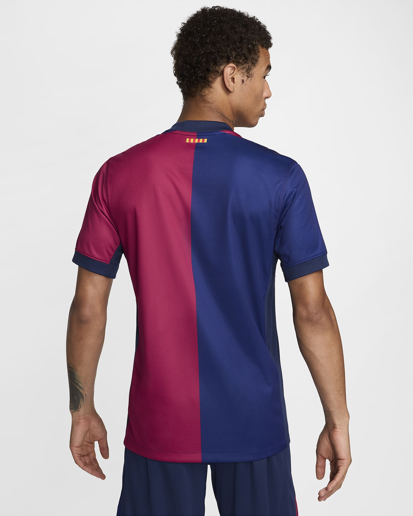 F.C. Barcelona 2024/25 Stadium Home Men's Nike Dri-FIT Football Replica Shirt - Deep Royal Blue/Midnight Navy/Noble Red/Club Gold