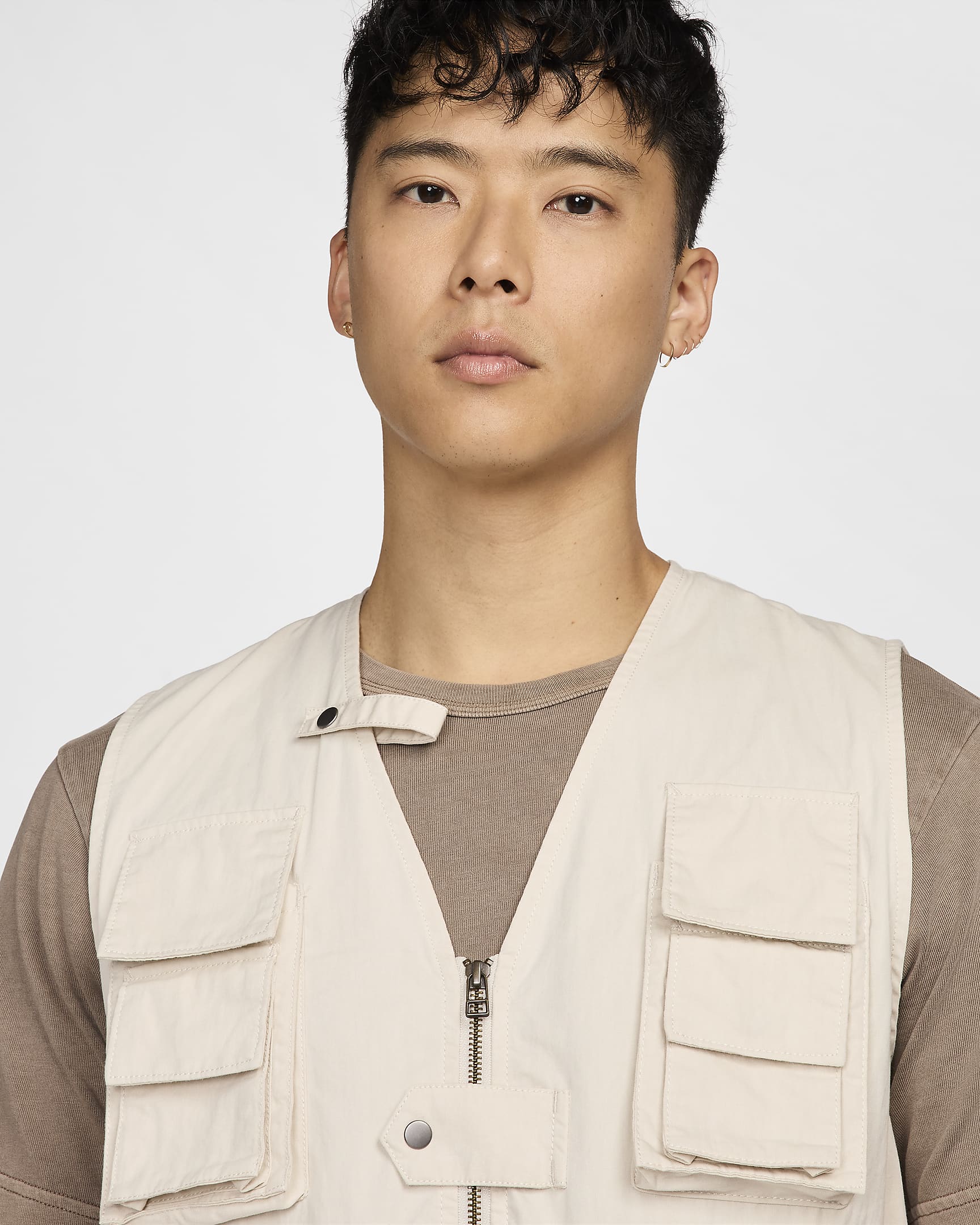 Nike Life Men's Utility Vest - Light Orewood Brown/Light Orewood Brown