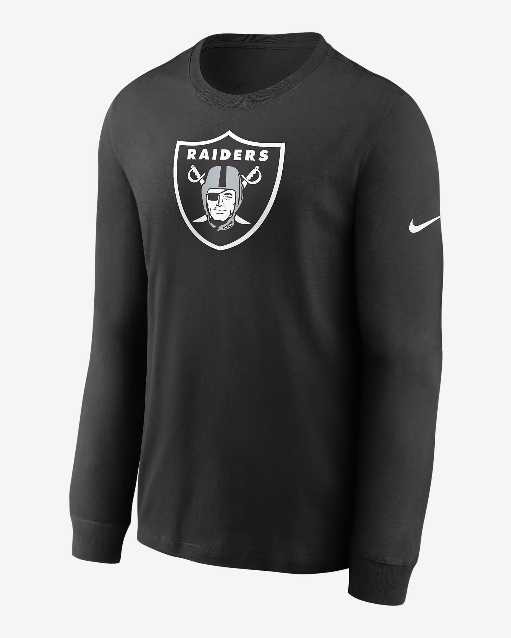 Nike Primary Logo (NFL Las Vegas Raiders) Men’s Long-Sleeve T-Shirt ...