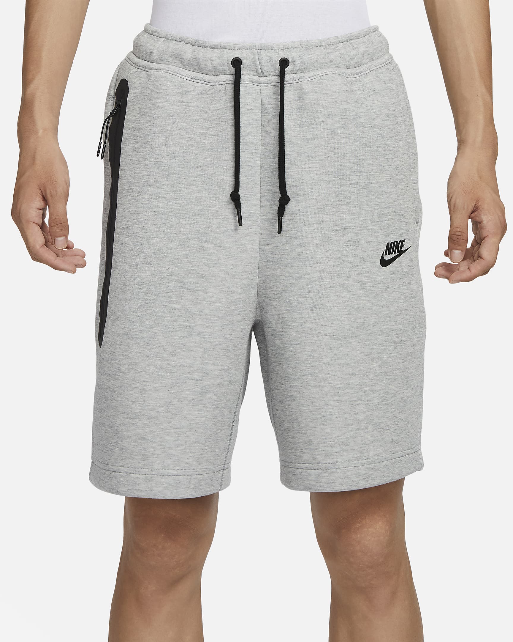 yellow nike fleece shorts
