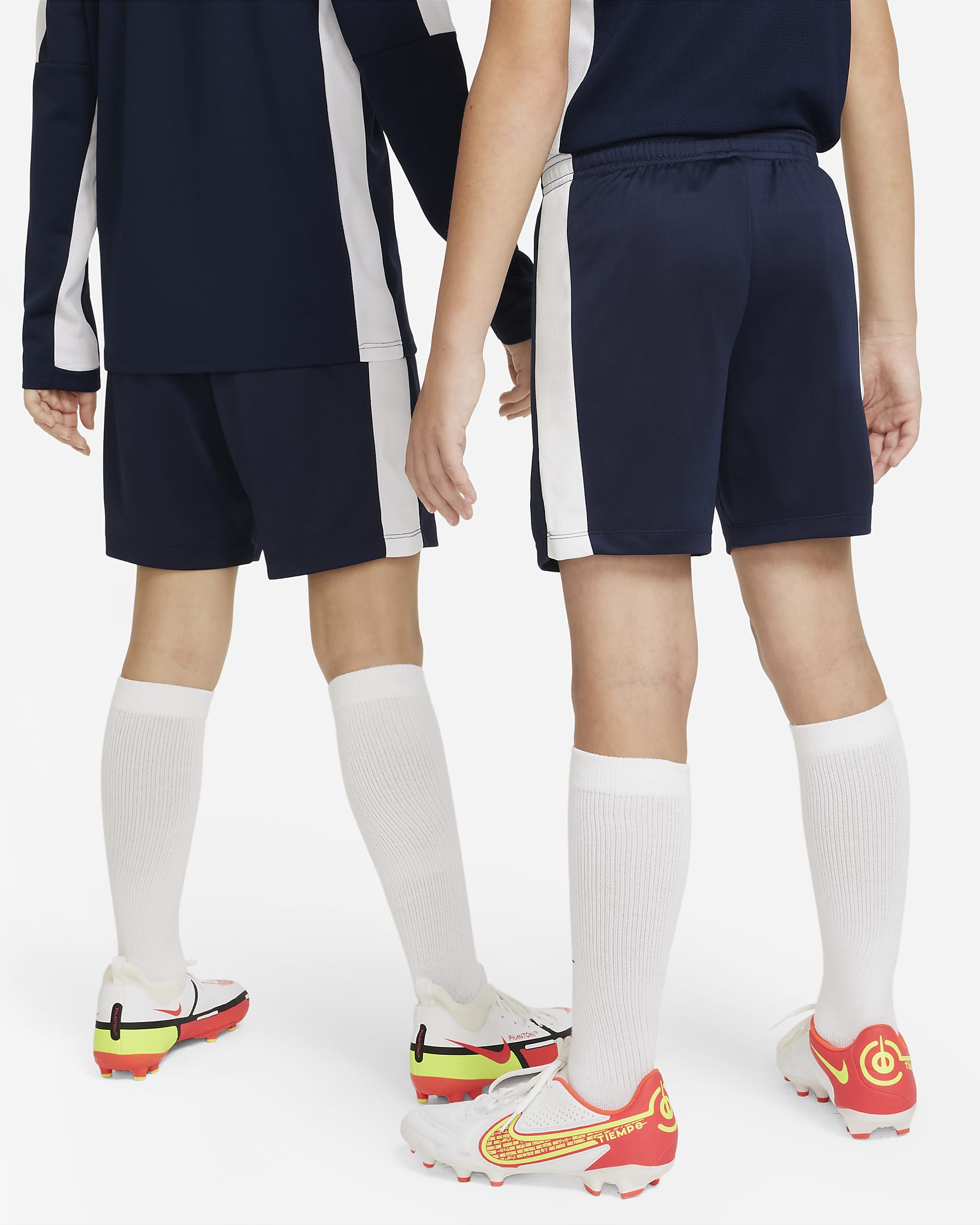 Shorts da calcio Nike Dri-FIT Academy23 – Bambini - Ossidiana/Bianco/Bianco