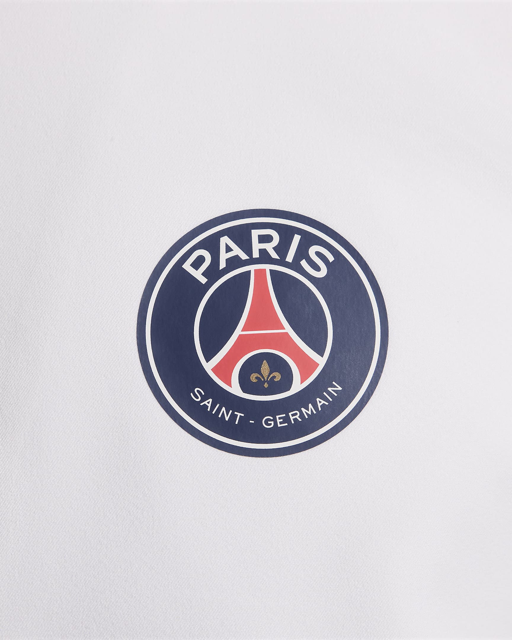 Paris Saint-Germain Strike Nike Dri-FIT fotballjakke til herre - Hvit/Midnight Navy/University Red/University Red