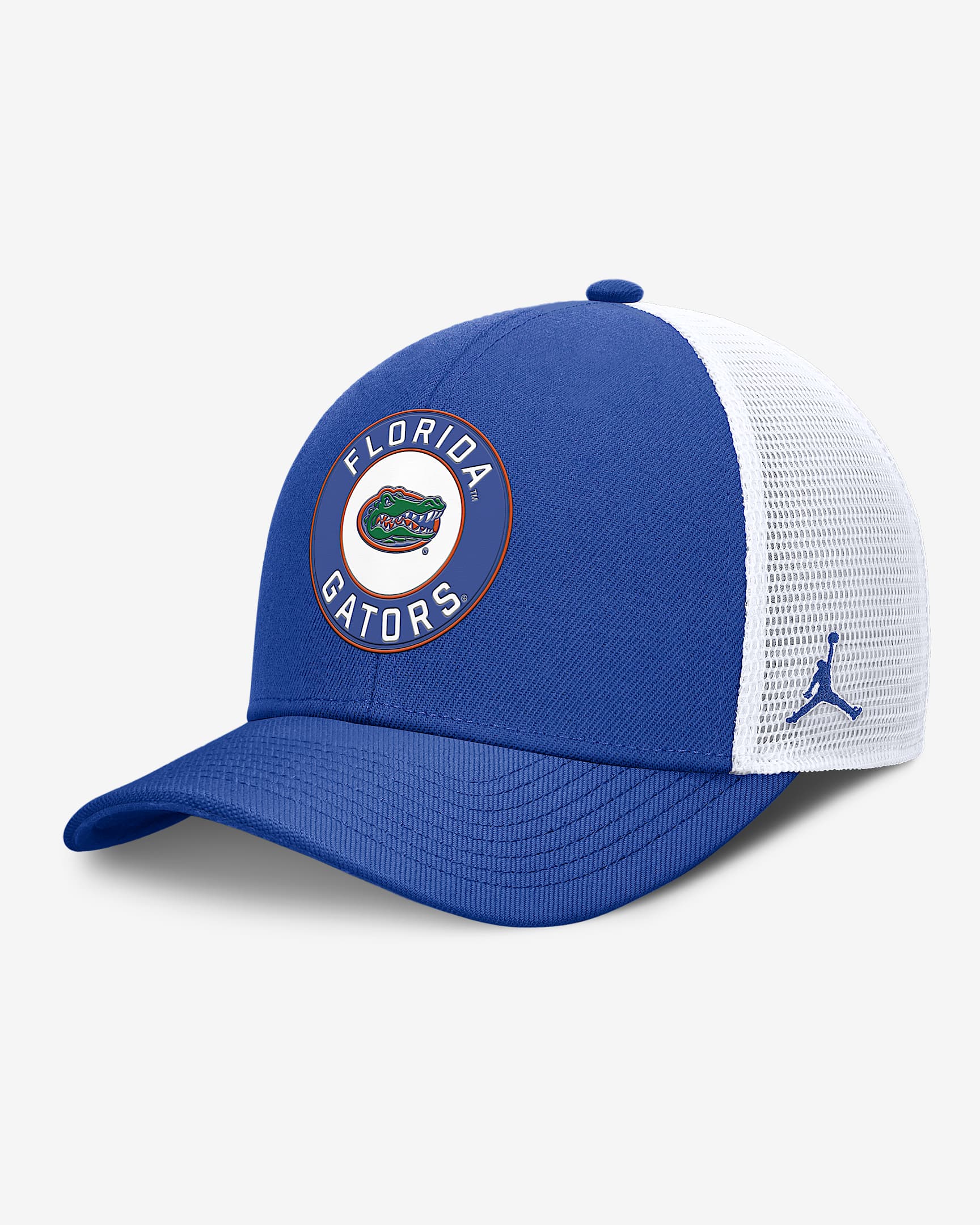 Florida Primetime Rise Men's Jordan Brand Dri-FIT College Trucker Adjustable Hat - Royal