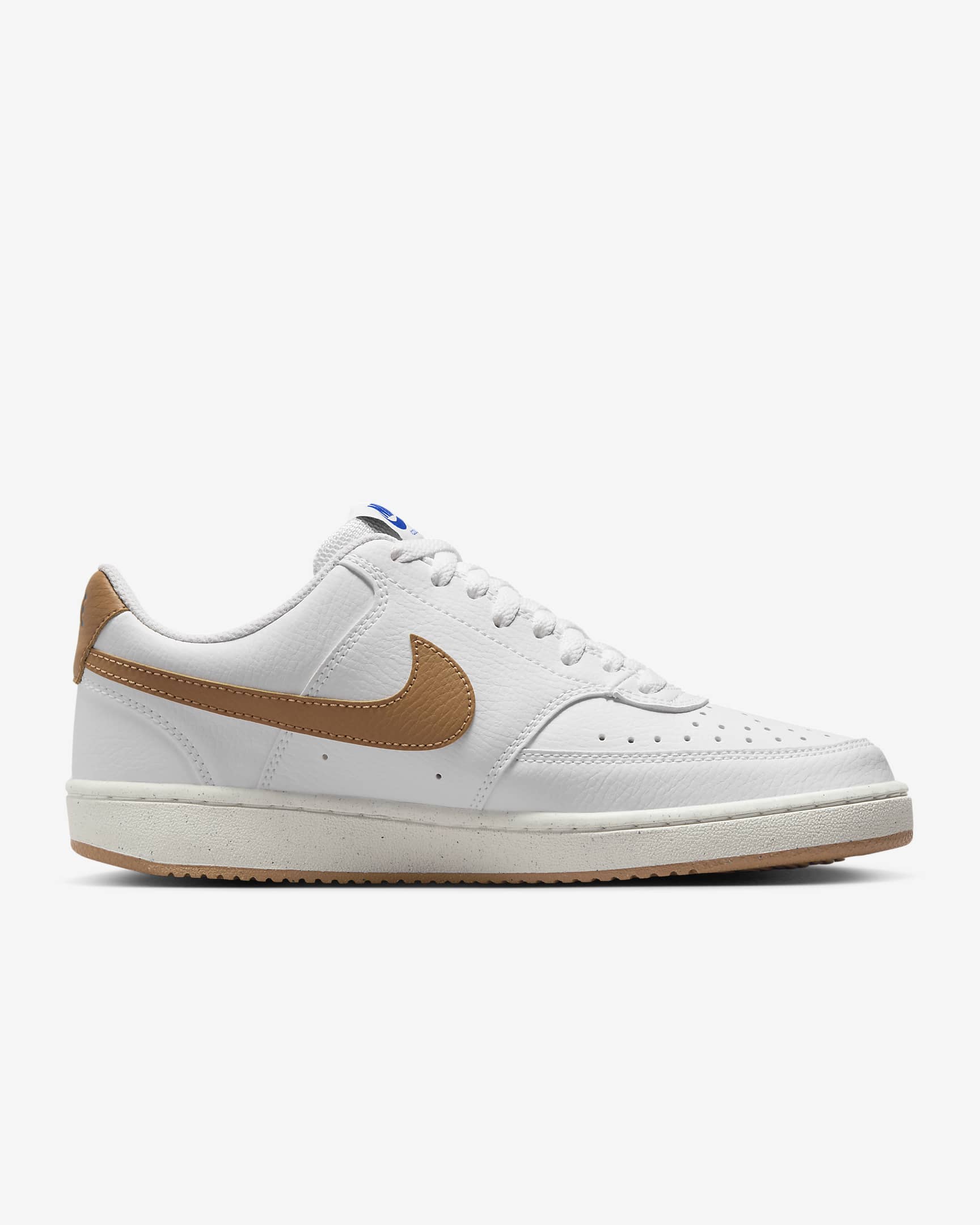 Nike Court Vision Low Next Nature sko til dame - Hvit/Game Royal/Sail/Flax