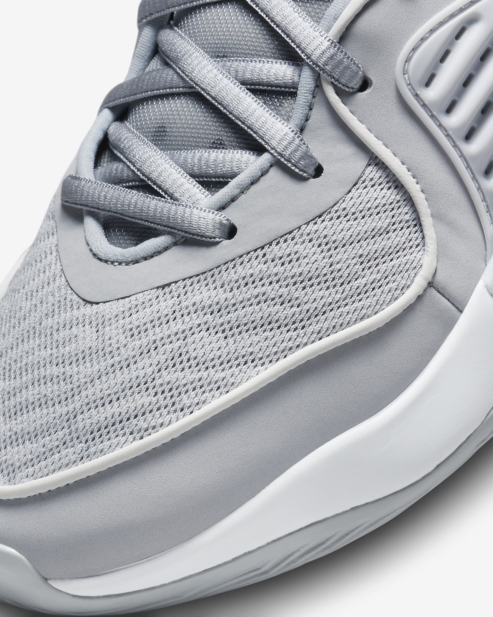 KD16 Basketball Shoes - Wolf Grey/White