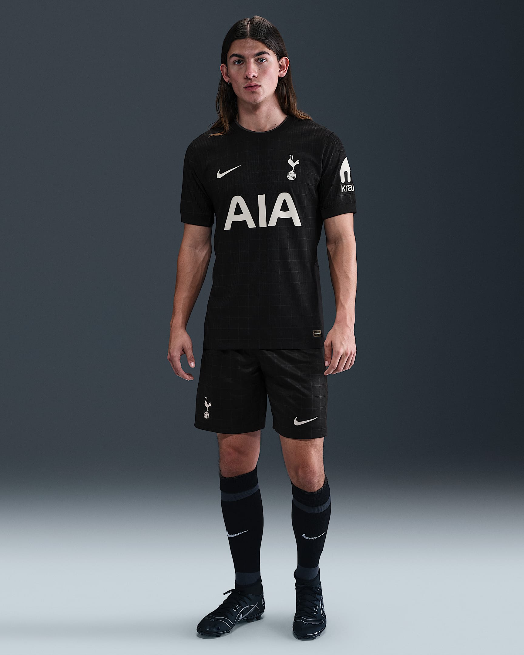 Short de foot replica Nike Dri-FIT FC Tottenham Hotspur 2025/26 Stadium Extérieur pour homme - Noir/Light Iron Ore