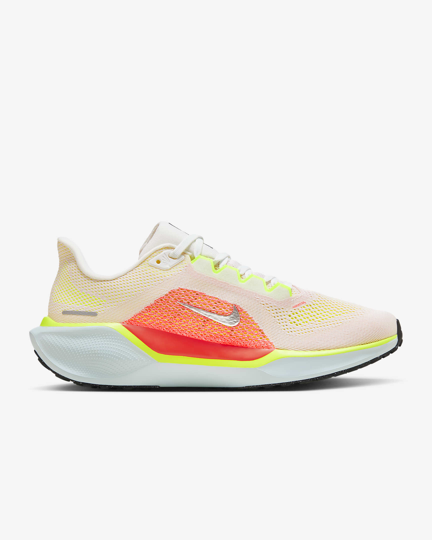 Nike Pegasus 41 Women's Road Running Shoes - Summit White/Bright Crimson/Glacier Blue/Chrome