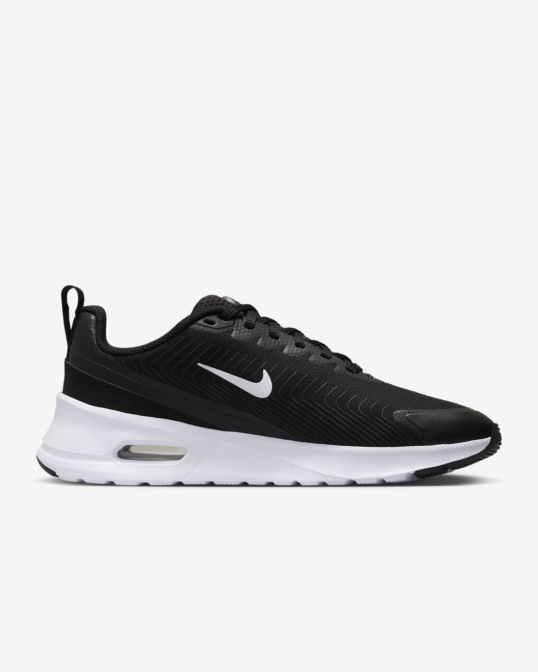 Chaussure Nike Air Max Nuaxis pour femme - Noir/Dark Grey/Comet Red/Blanc