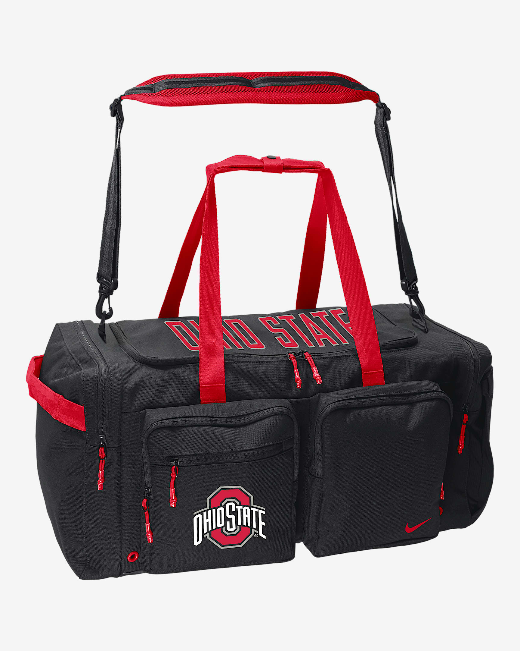 Ohio State Utility Power 2.0 Nike College Duffel Bag - Black