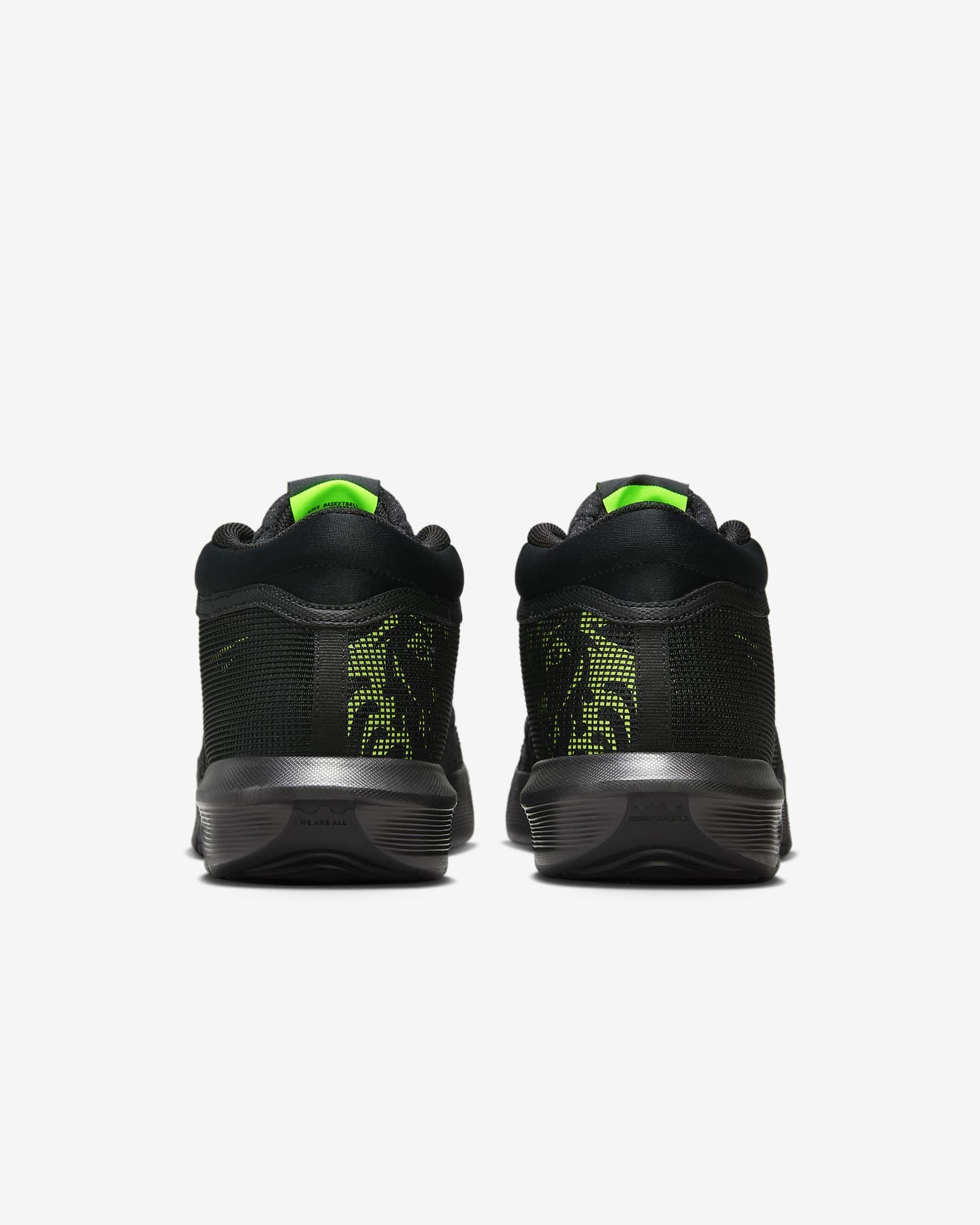 LeBron Witness 8 EP Basketball Shoes - Black/Volt/White