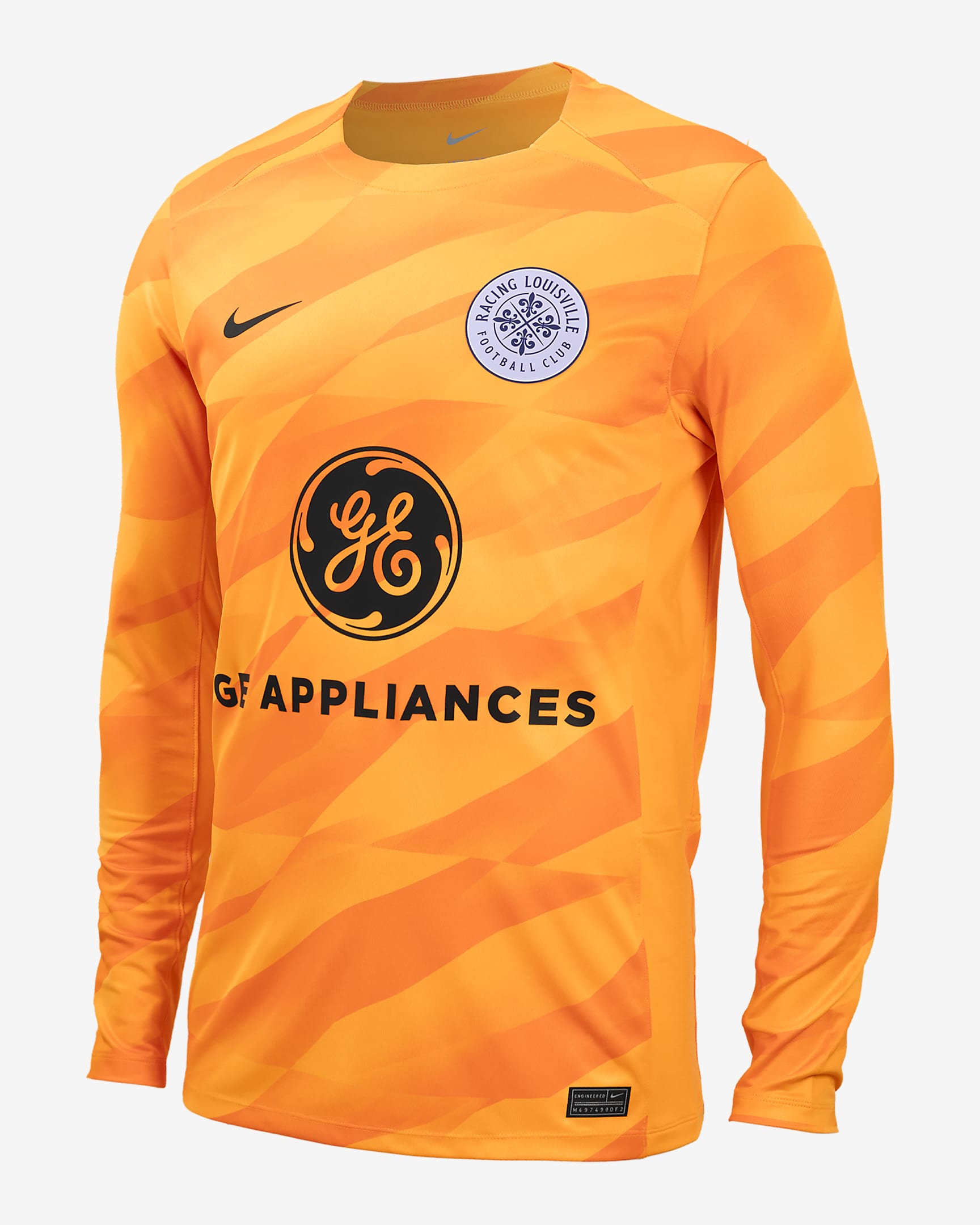 Racing Louisville FC 2024 Goalkeeper Nike NWSL Long-Sleeve Replica Jersey - Taxi/Vivid Orange