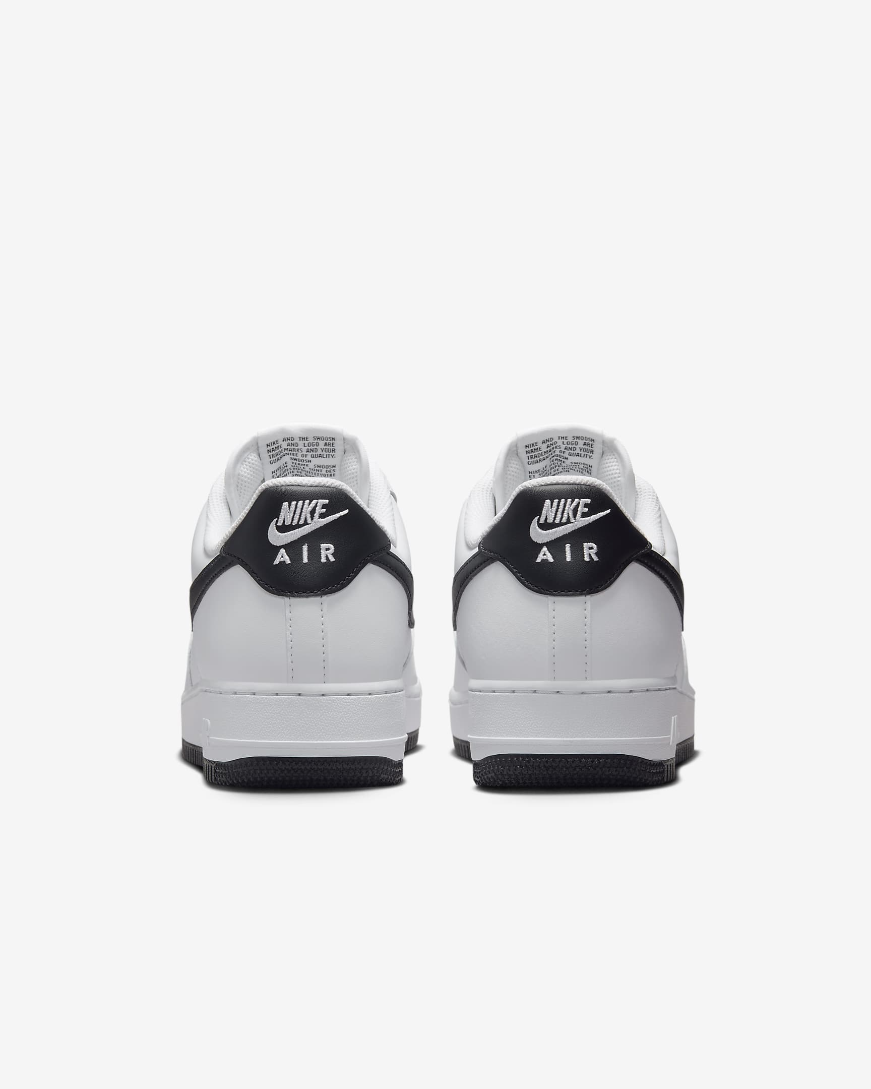 Nike Air Force 1 '07 Men's Shoes - White/White/Black