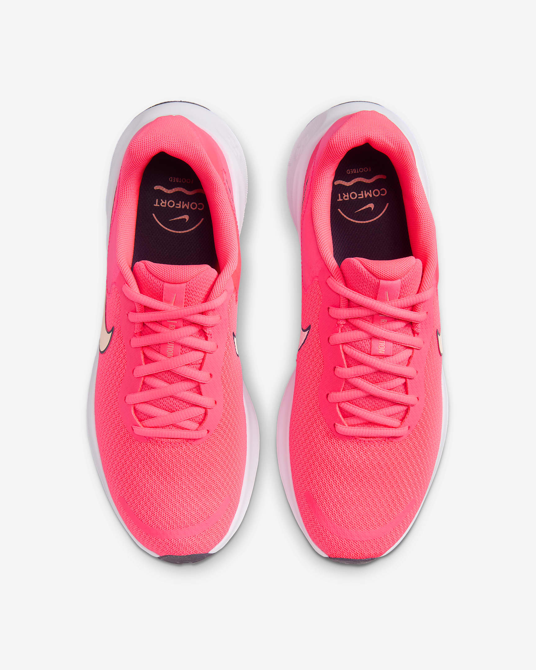 Tenis de correr en pavimento para mujer Nike Revolution 7 - Ponche cálido/Pasa oscuro/Tinte carmesí