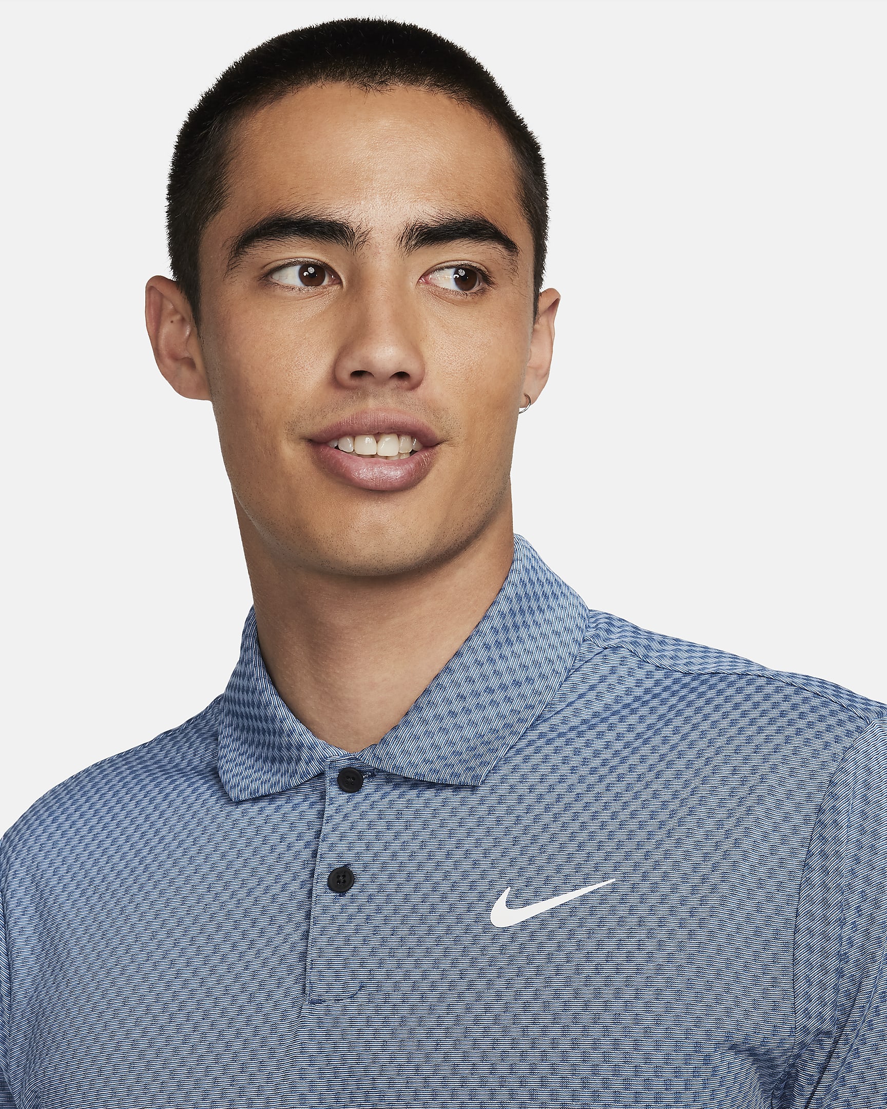 Nike Tour Men's Dri-FIT Golf Polo - Midnight Navy/Court Blue/University Blue/White