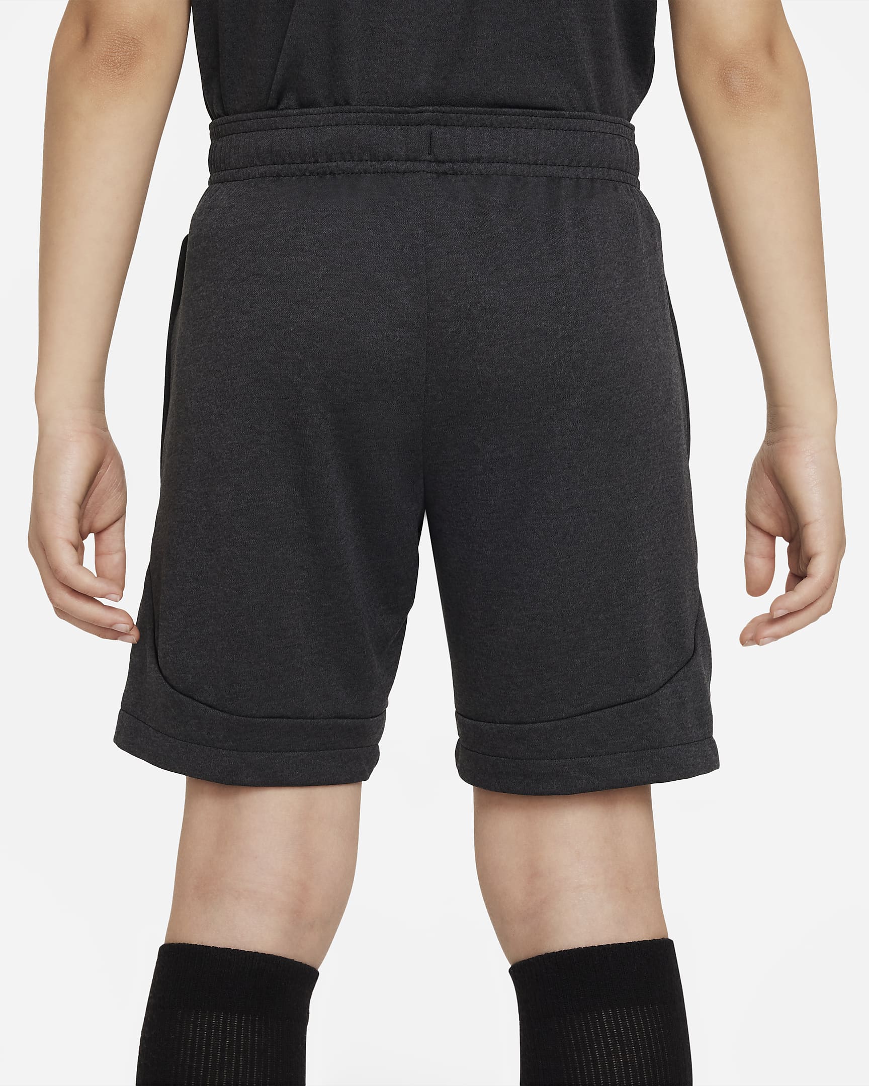 Nike Dri-FIT Academy Older Kids' Football Shorts - Black/Black