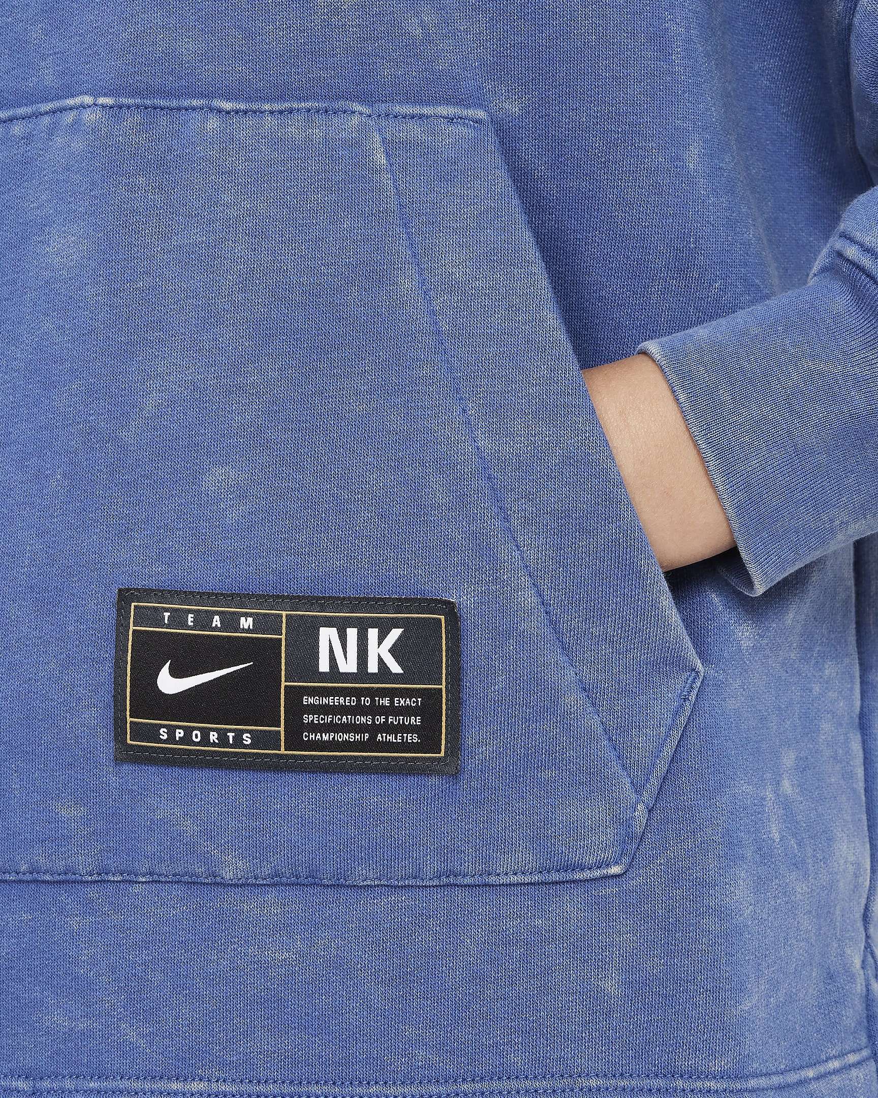 Nike Culture Of Basketball Sudadera con capucha de tejido Fleece - Niño/a - Mystic Navy/Denim Turquoise/Mystic Navy