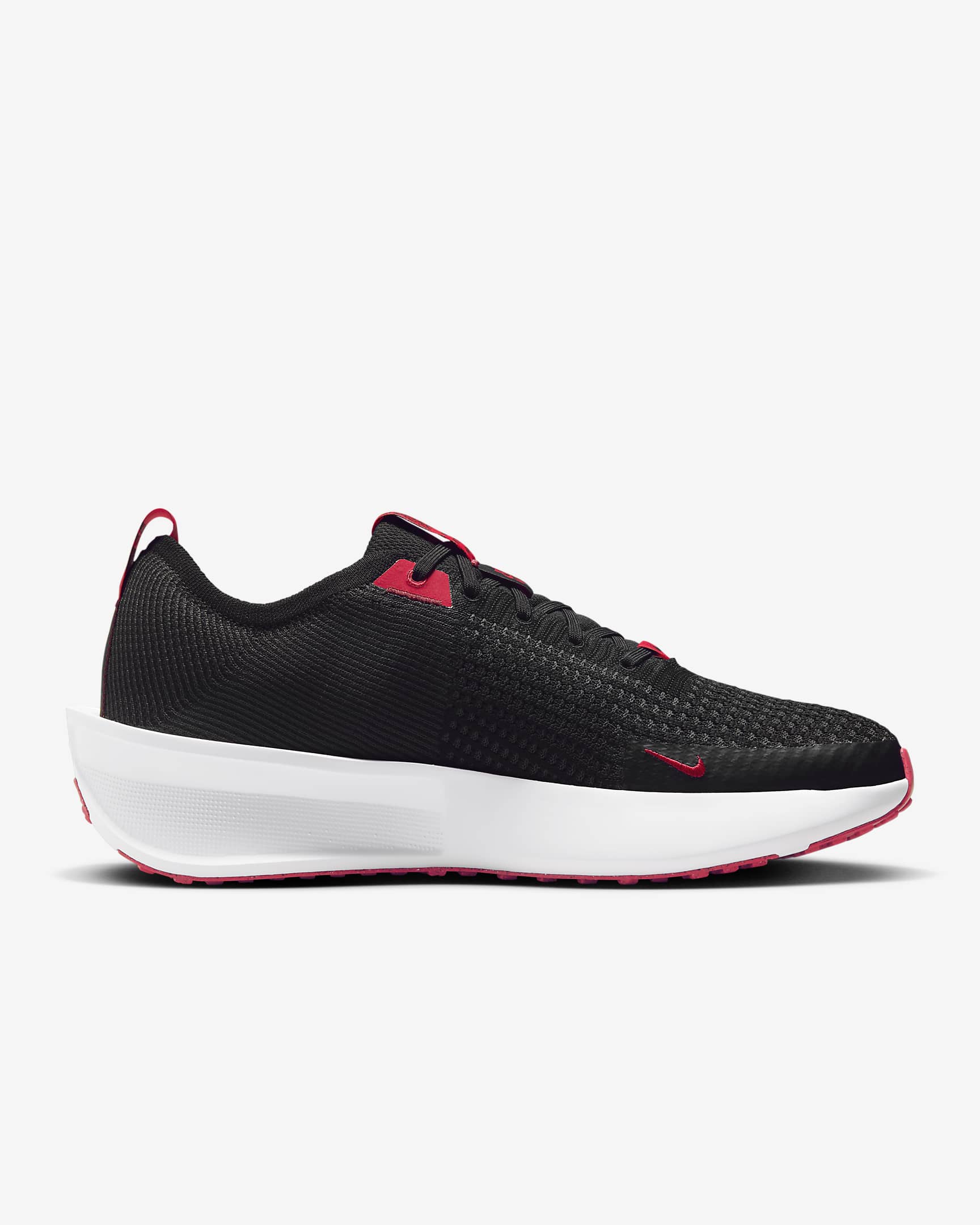 Nike Interact Run Men's Road Running Shoes - Black/Anthracite/White/Fire Red