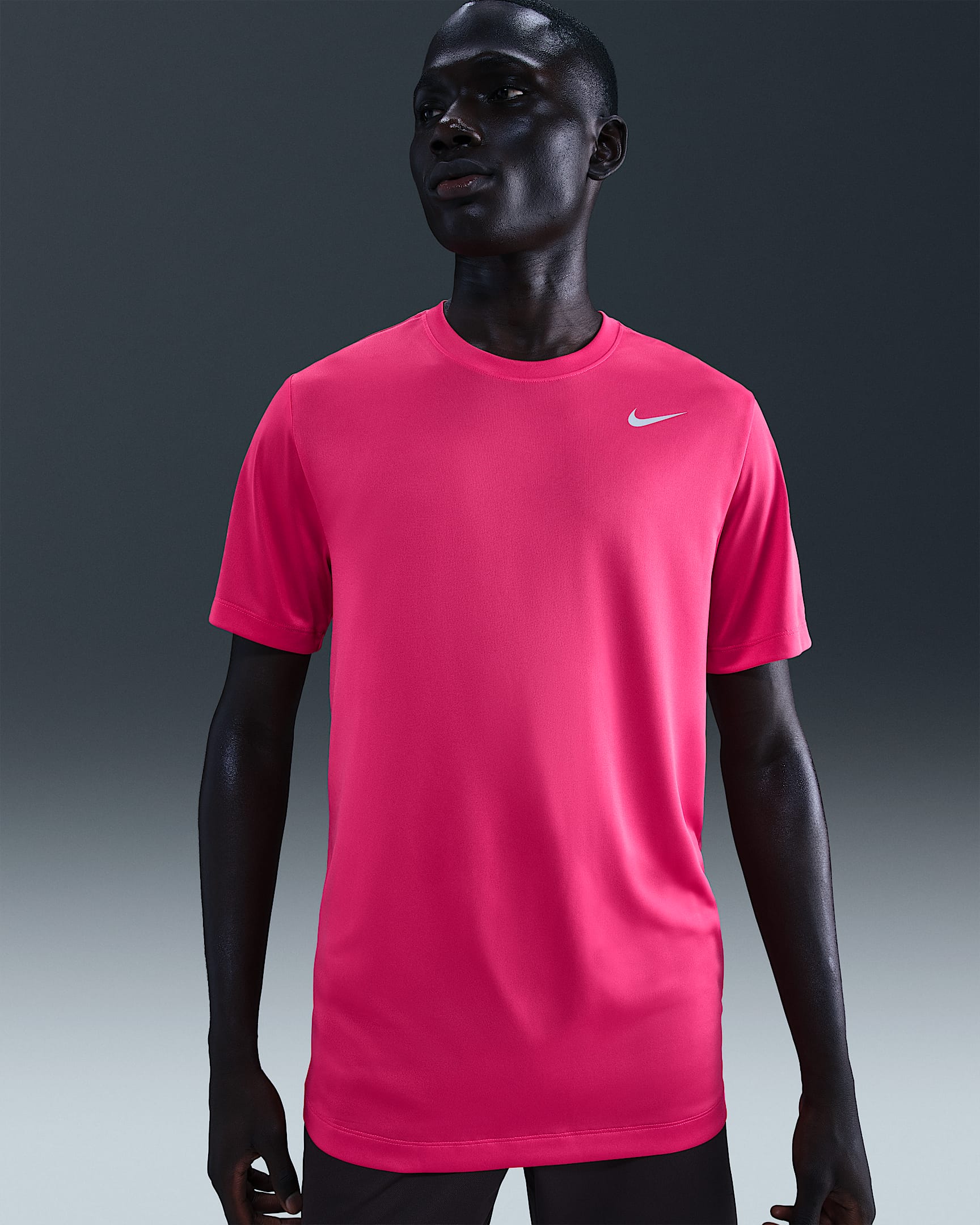 Nike Dri-FIT Legend Men's Fitness T-Shirt - Rush Pink/Matte Silver