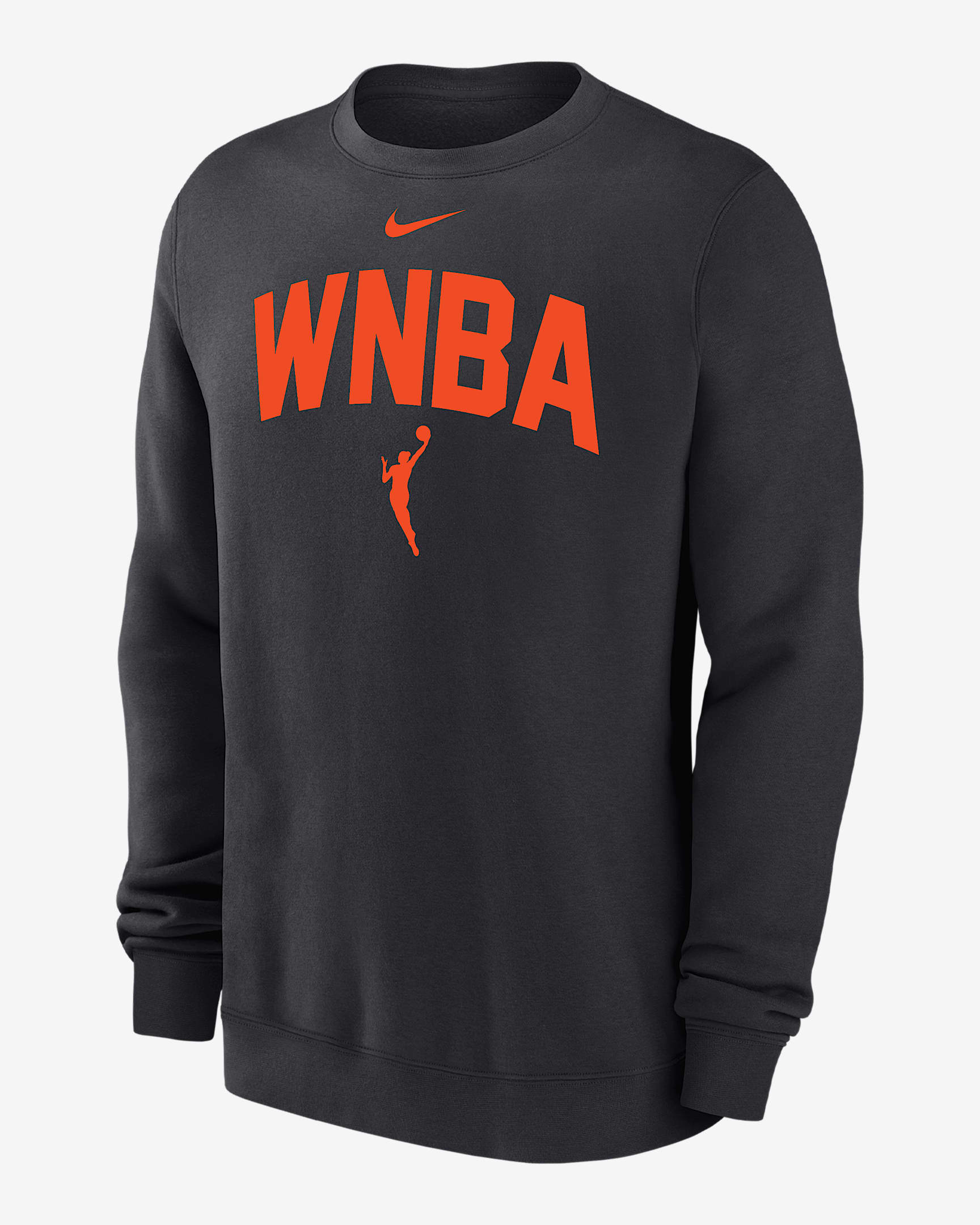 Sudadera de cuello redondo de tejido Fleece de la WNBA para hombre Nike Club - Antracita