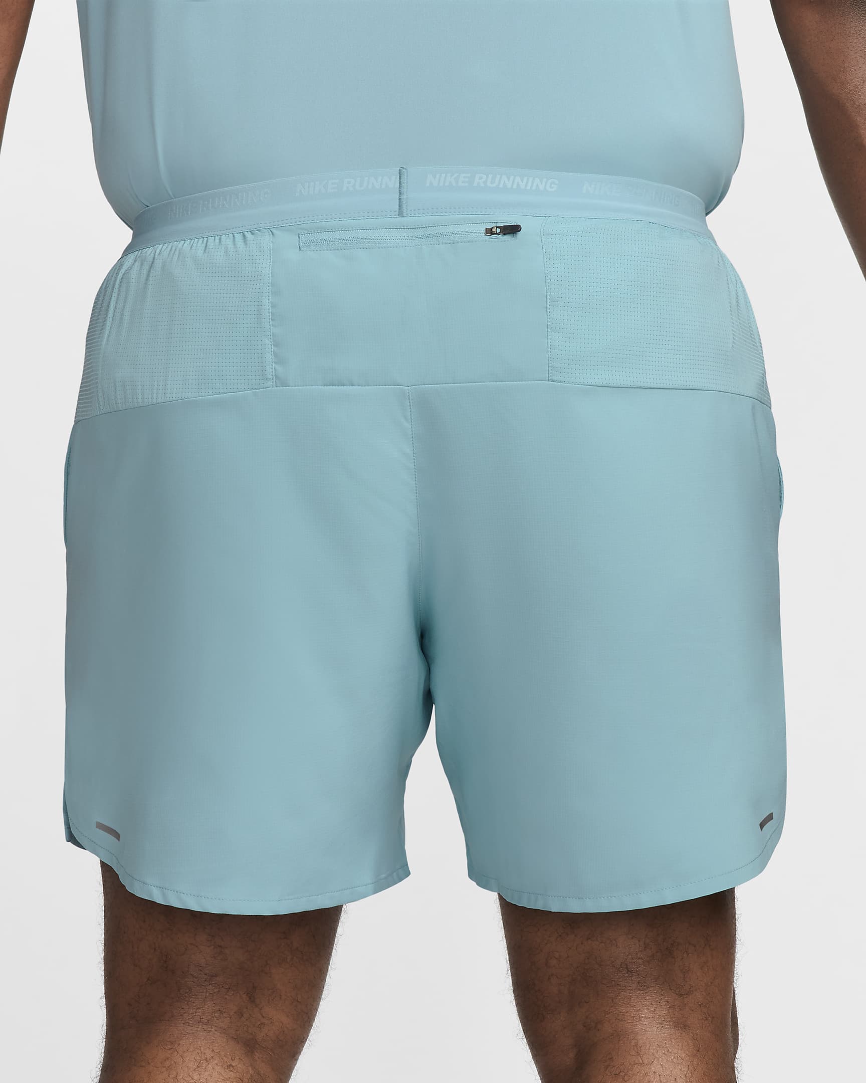 Nike Stride Dri-FIT-Laufshorts mit Futter für Herren (ca. 18 cm) - Denim Turquoise/Schwarz