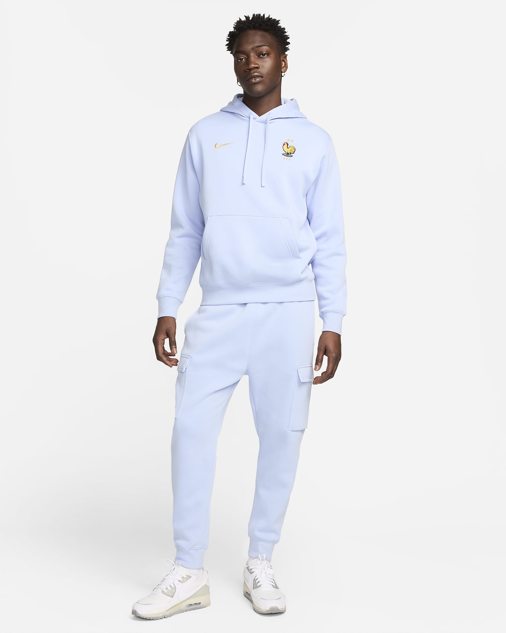 FFF Club Fleece Men's Nike Football Cargo Pants - Cobalt Bliss/Club Gold