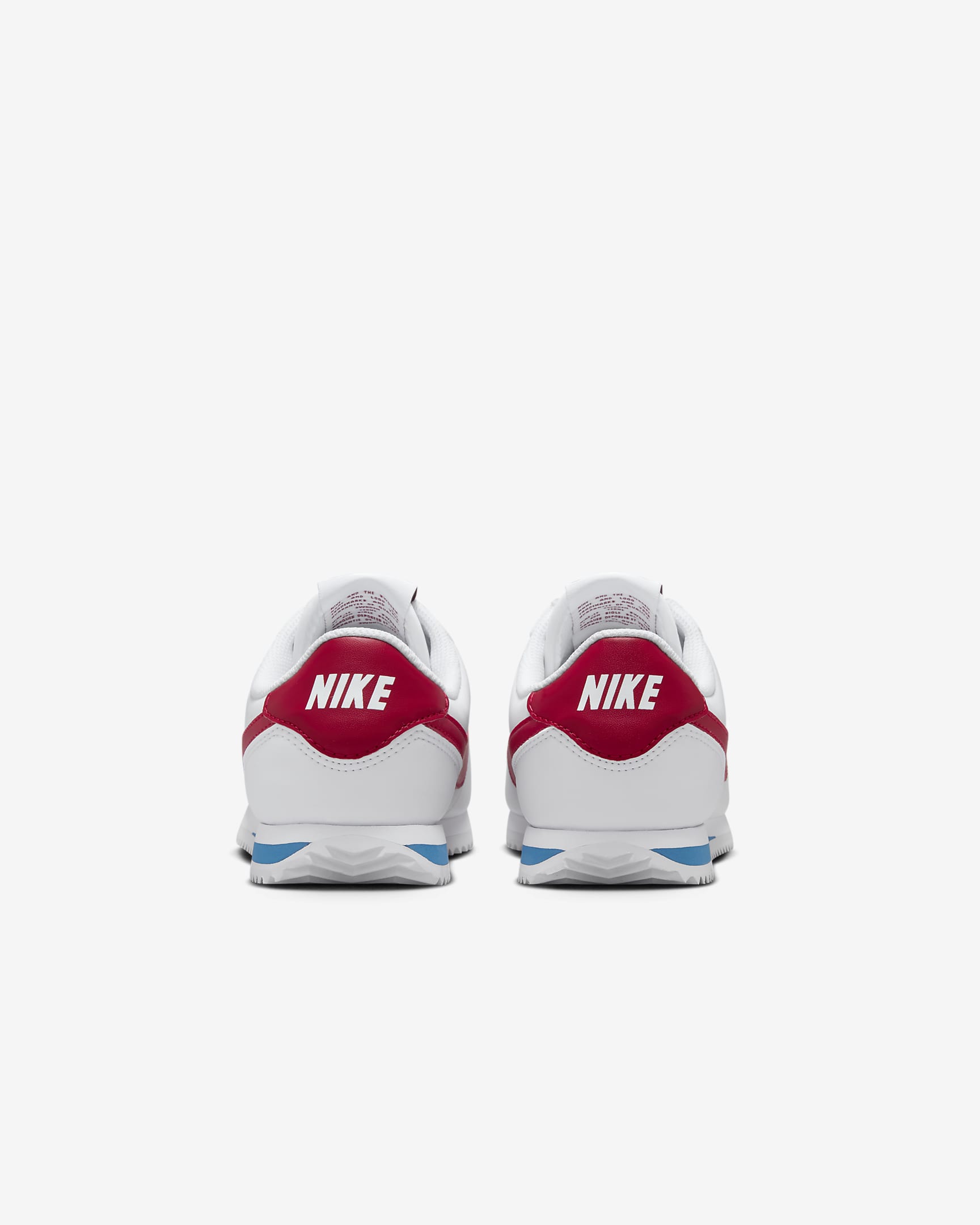 Nike Cortez Older Kids' Shoes - White/Varsity Blue/Varsity Red